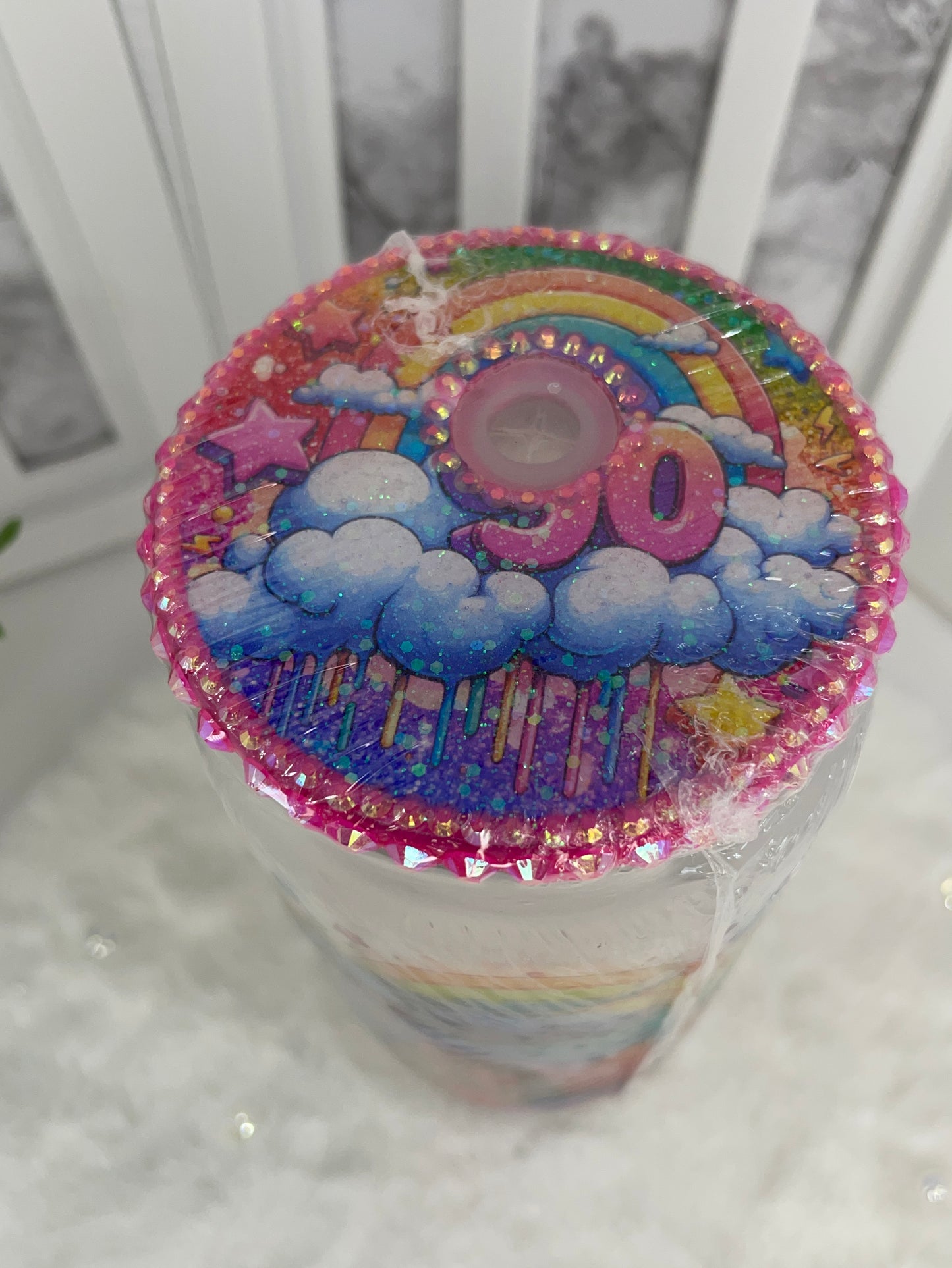 Colorful Glass Cup