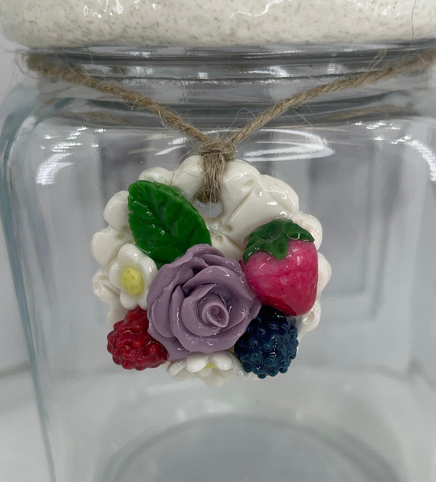 Three Piece Storage Jars with Cold Porcelain Lids