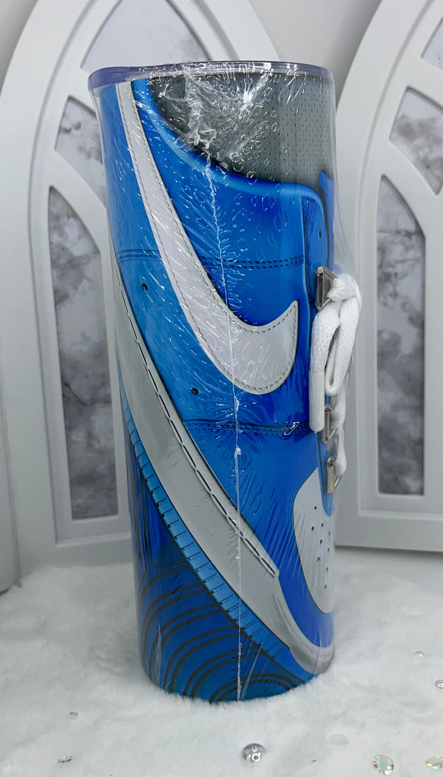 Blue Sneaker Tumbler