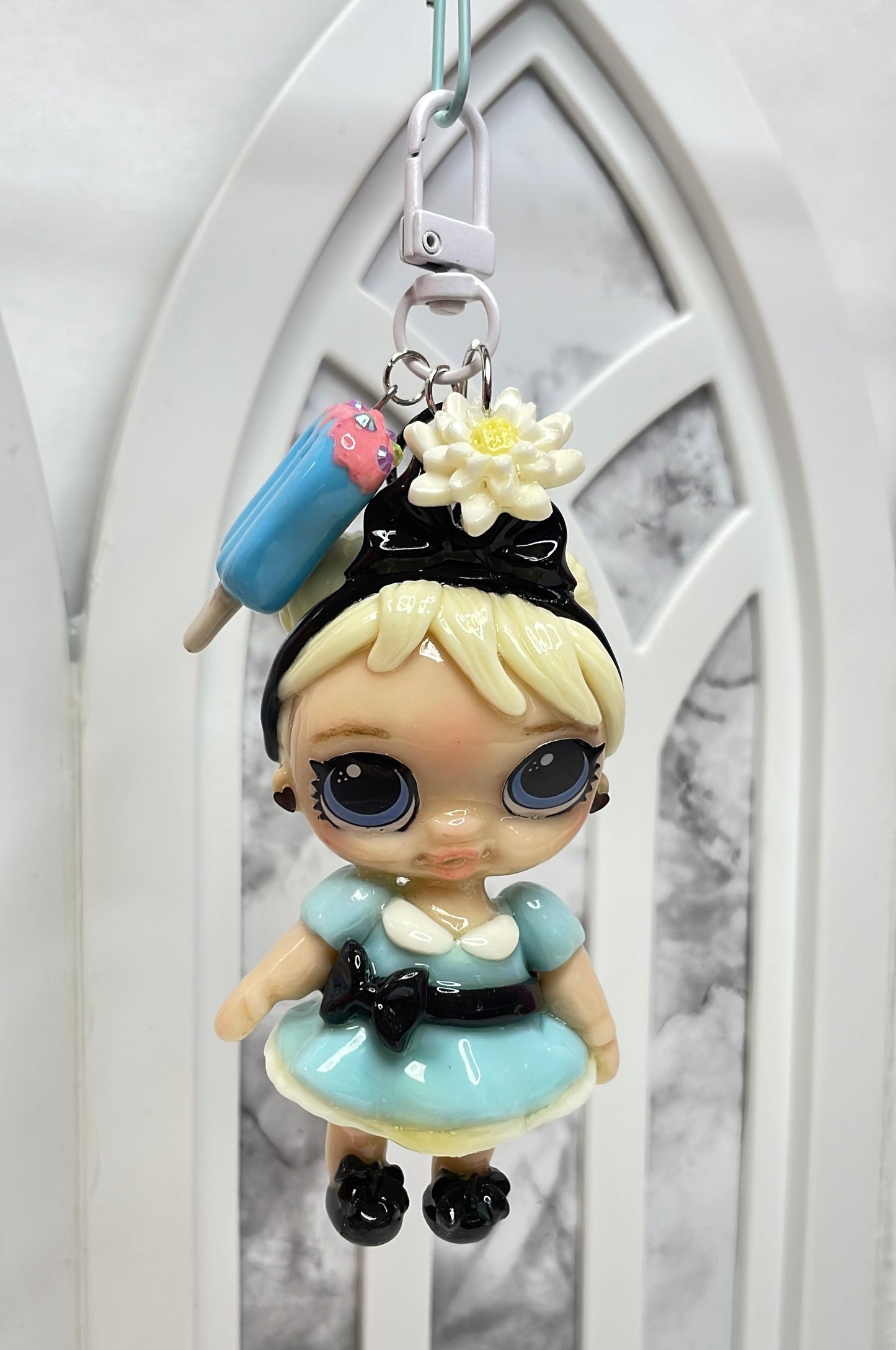 Pale Blue LOL Keychain/Bagcharm