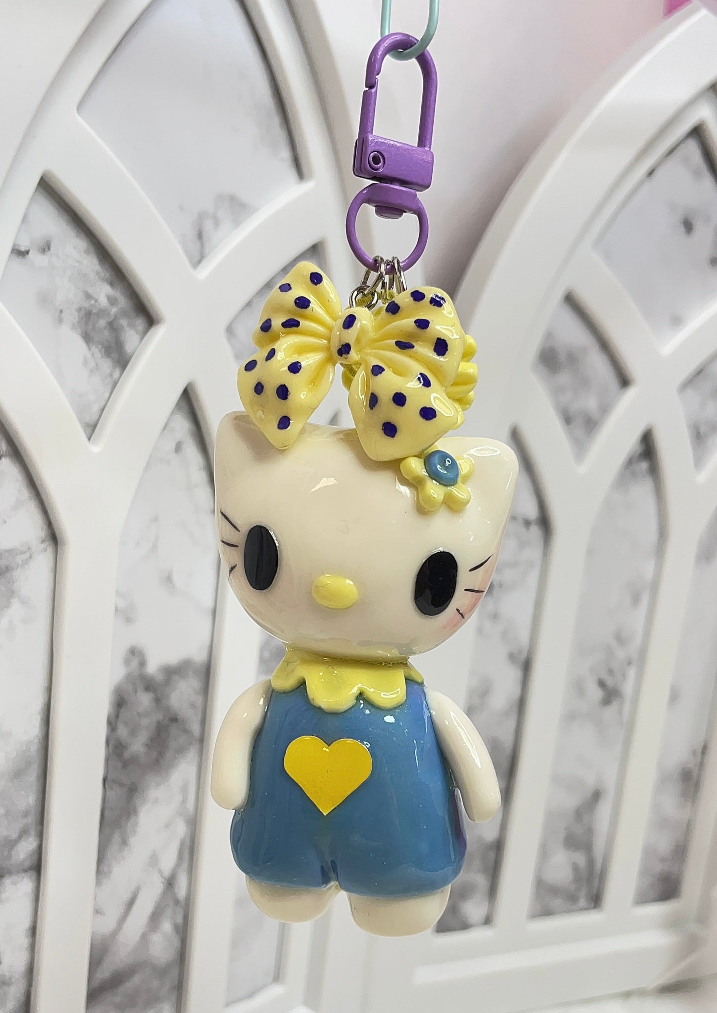 Purple Hello Kitty Keychain