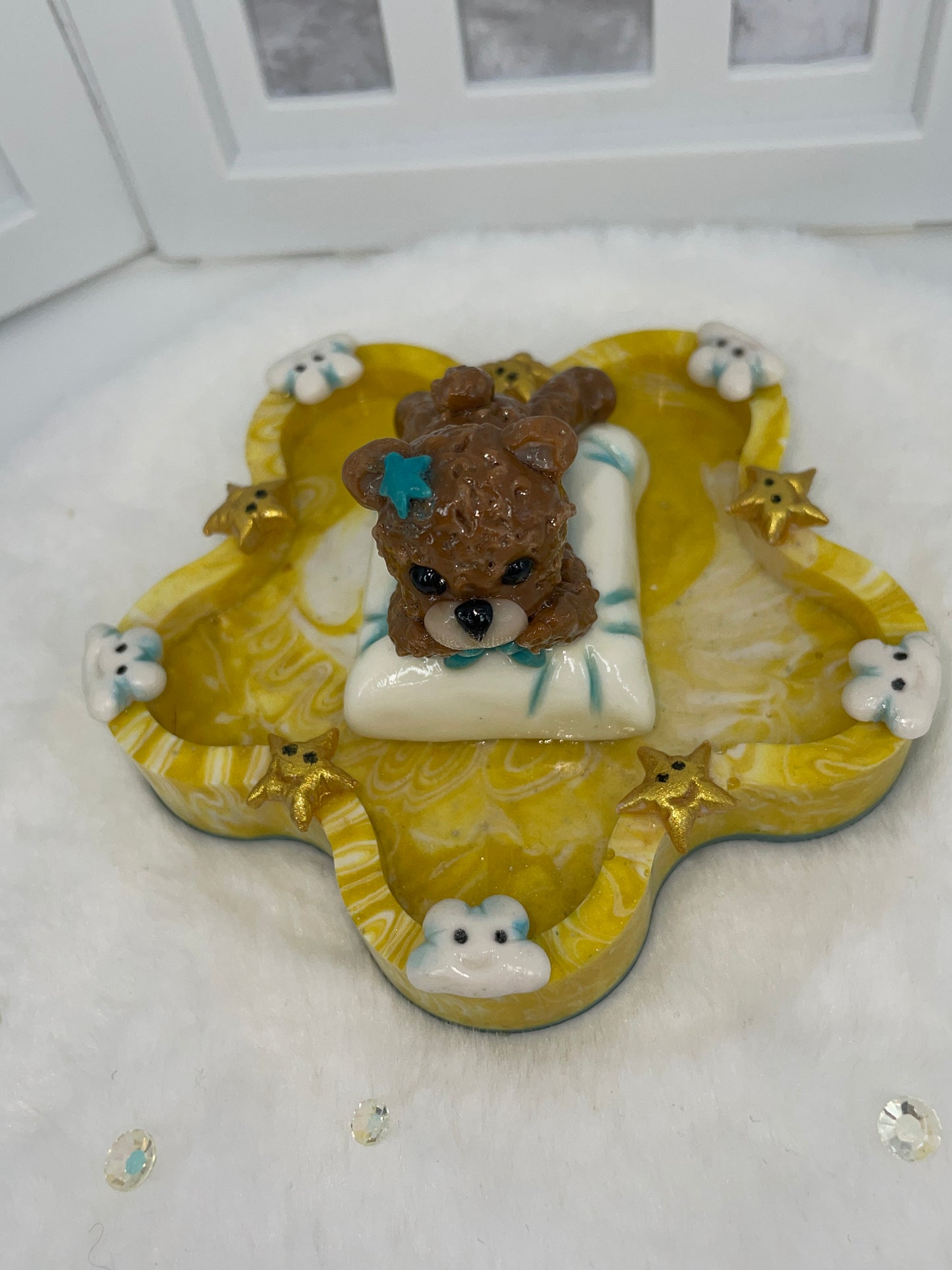 Bed Time Teddy Trinket Dish