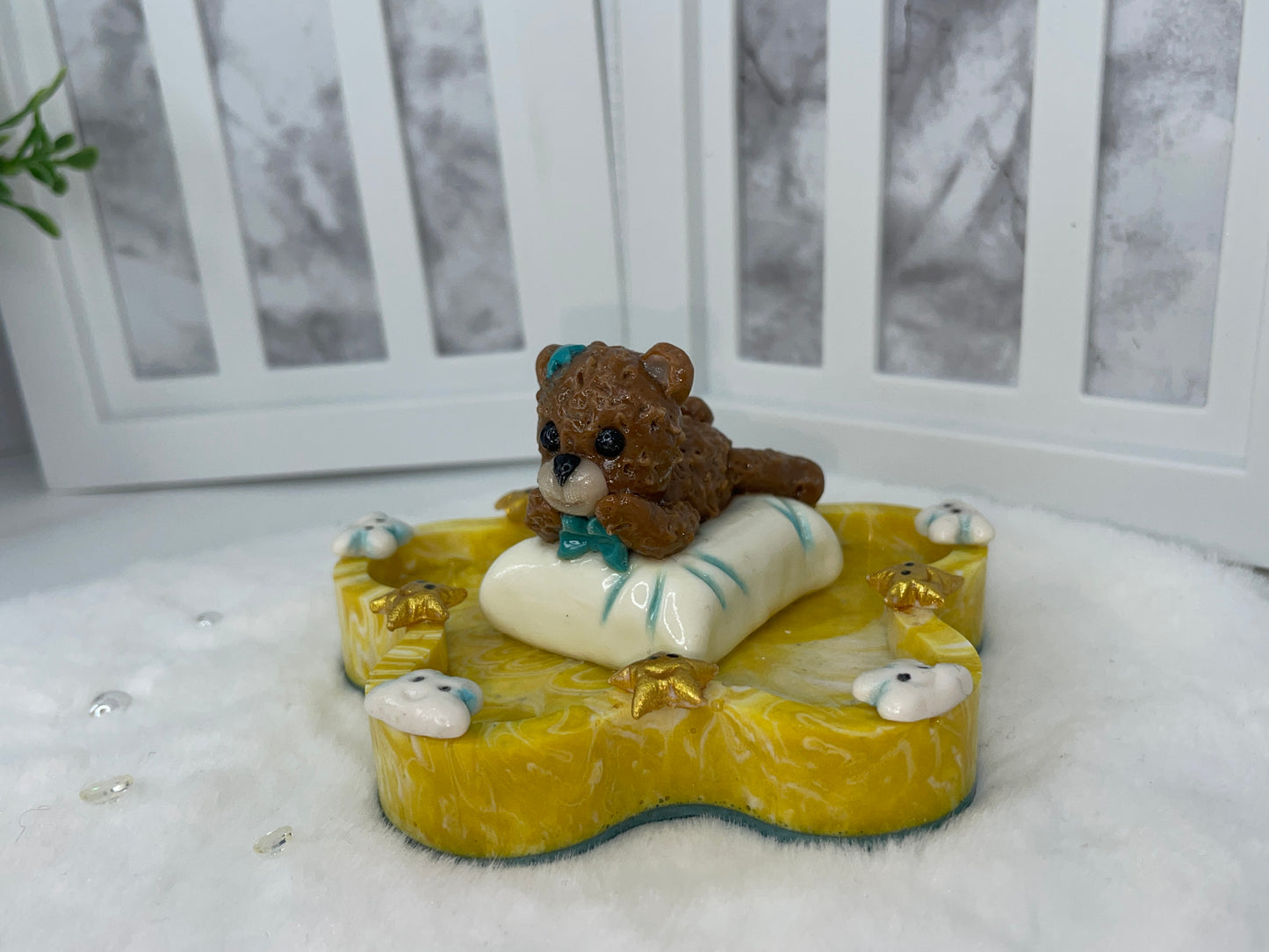 Bed Time Teddy Trinket Dish