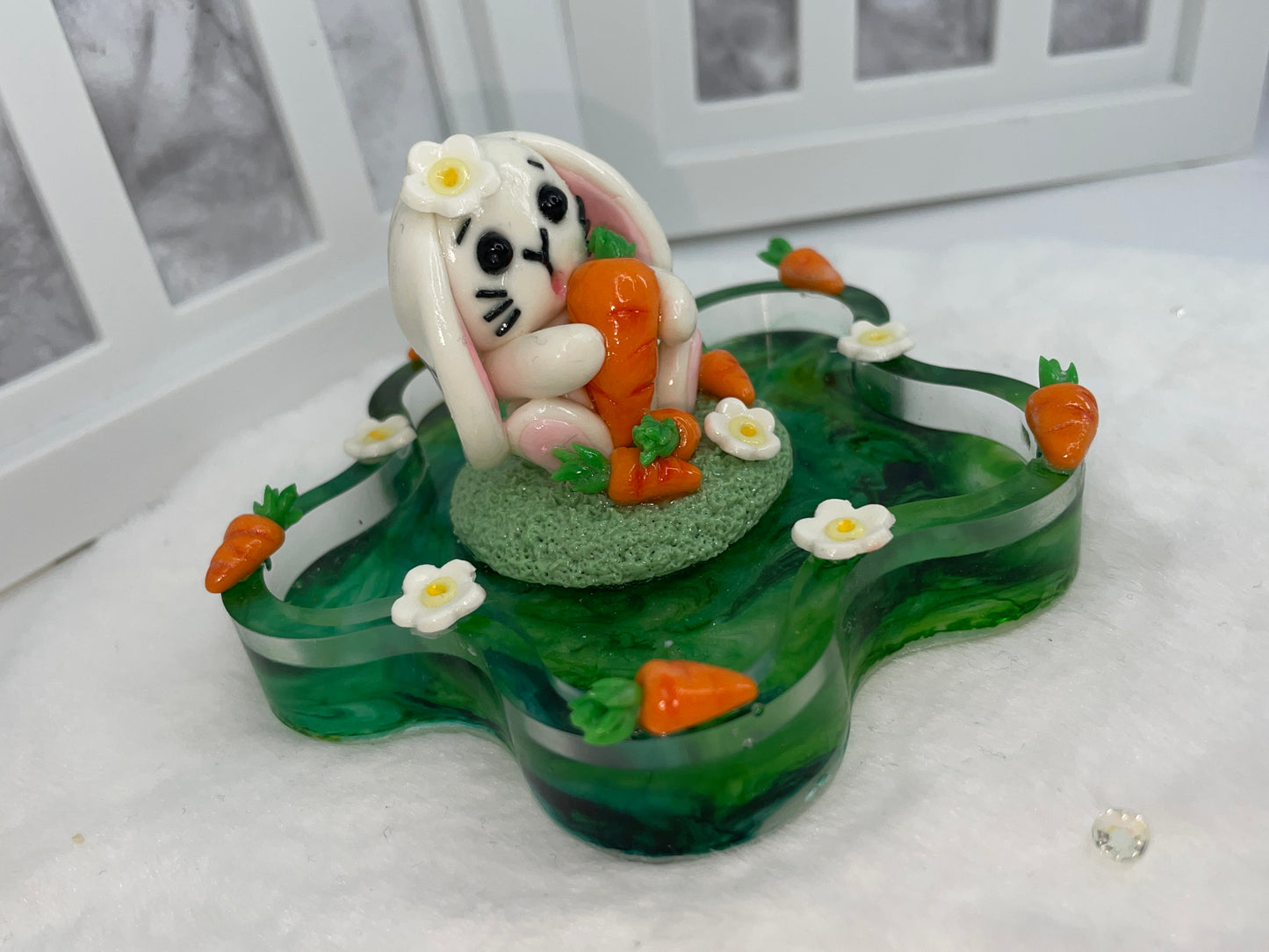 Tiny Lop Bunny Trinket Dish