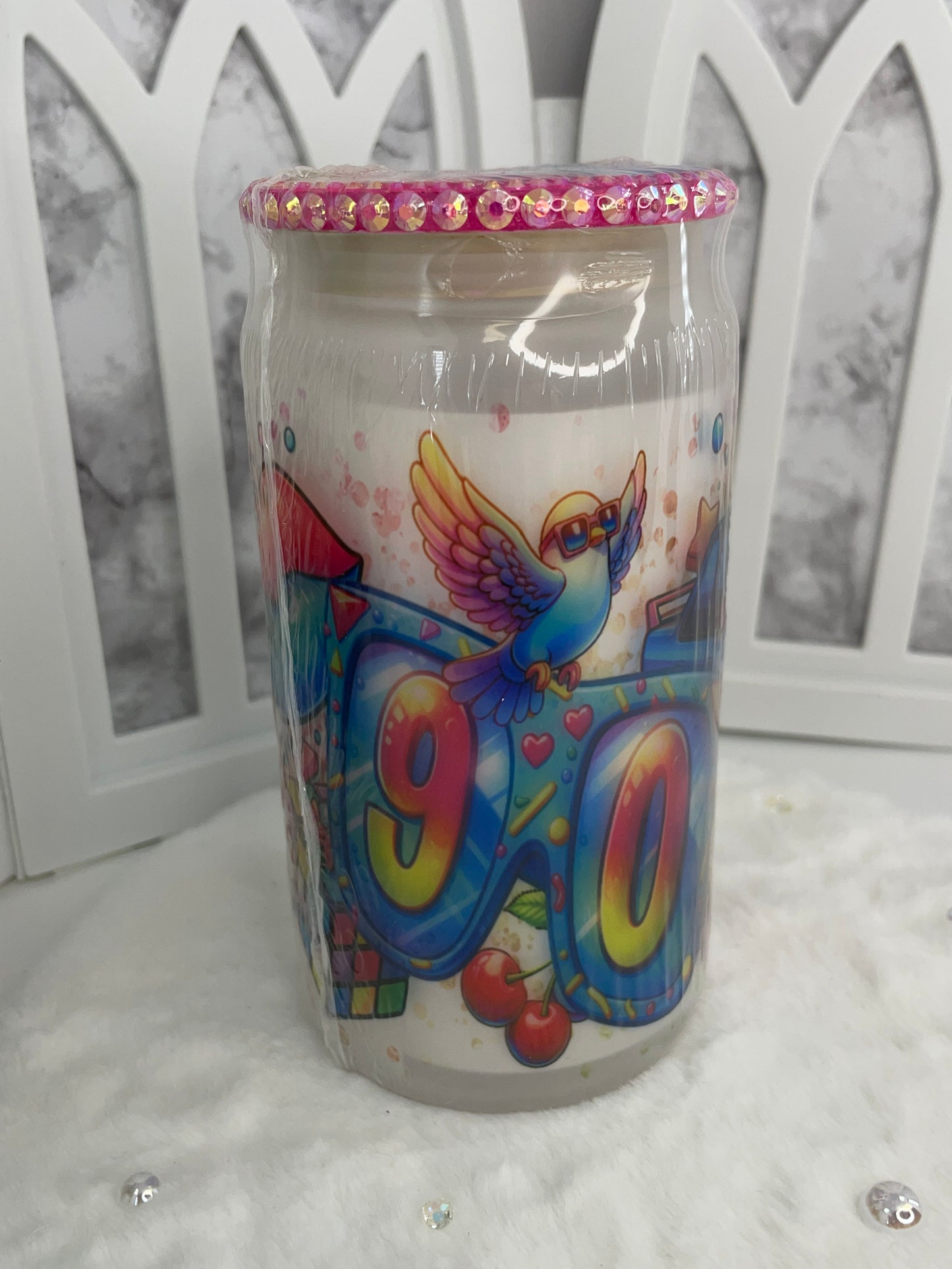 Colorful Glass Cup