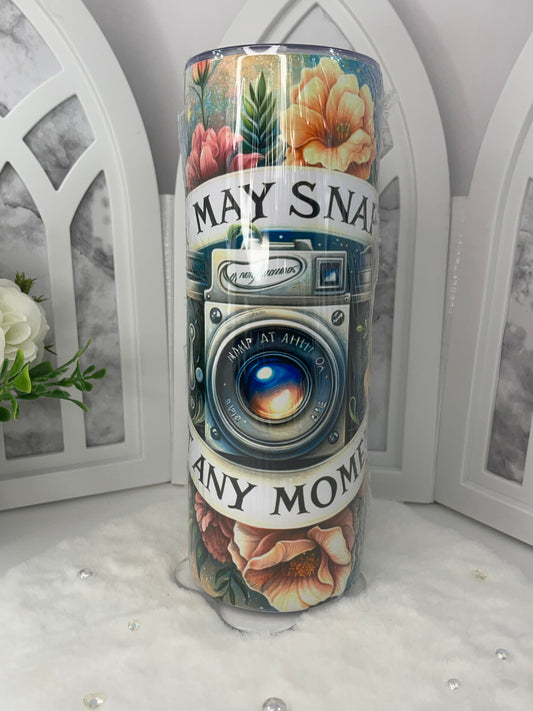 Sarcastic Floral Pastel Sublimated Tumbler