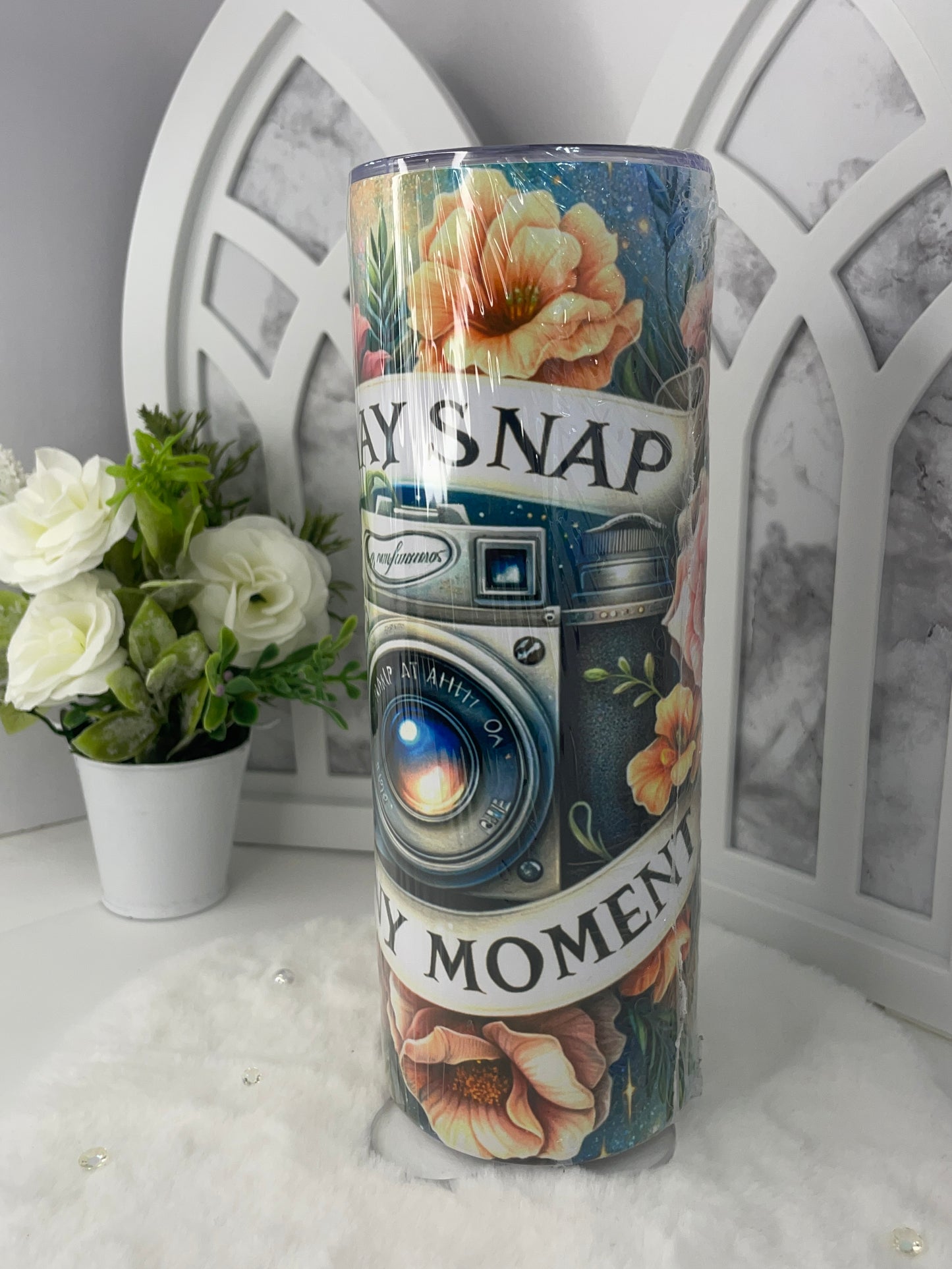Sarcastic Floral Pastel Sublimated Tumbler