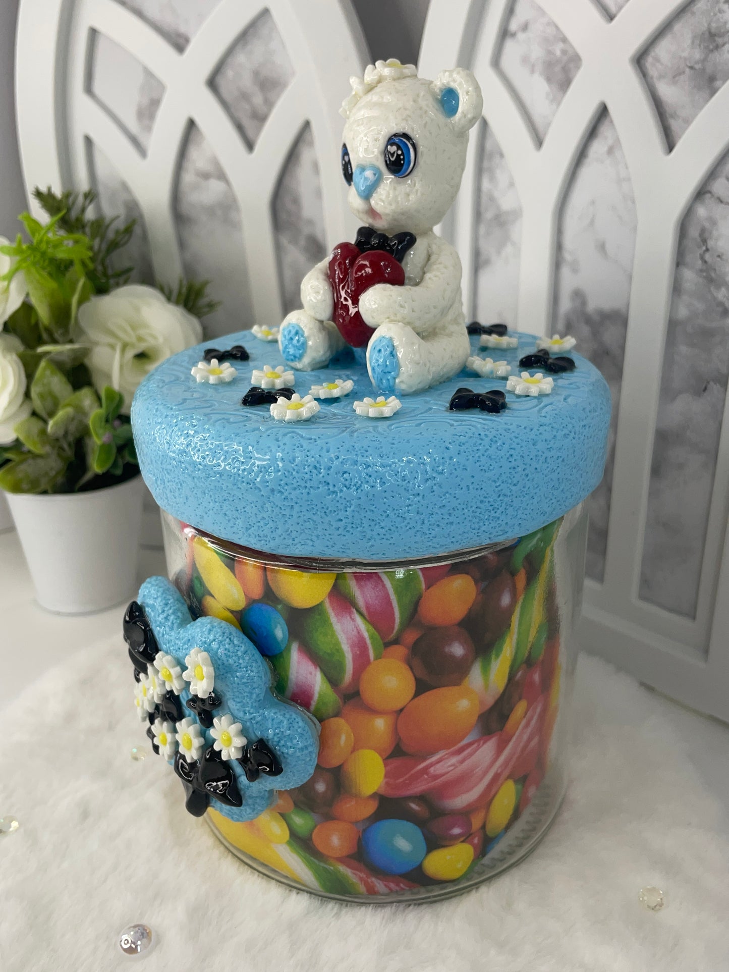 Teddy Bear Storage Jar