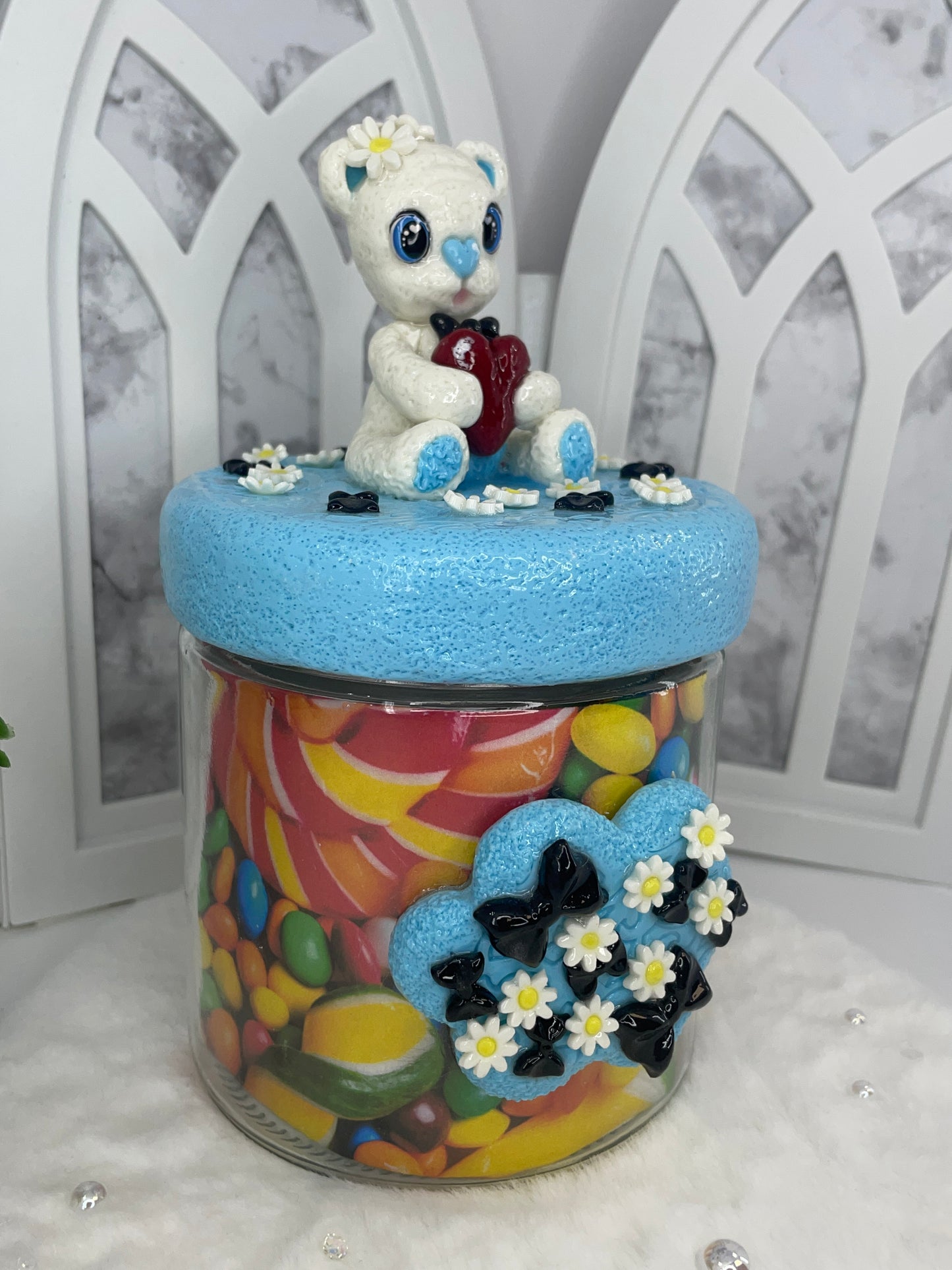 Teddy Bear Storage Jar
