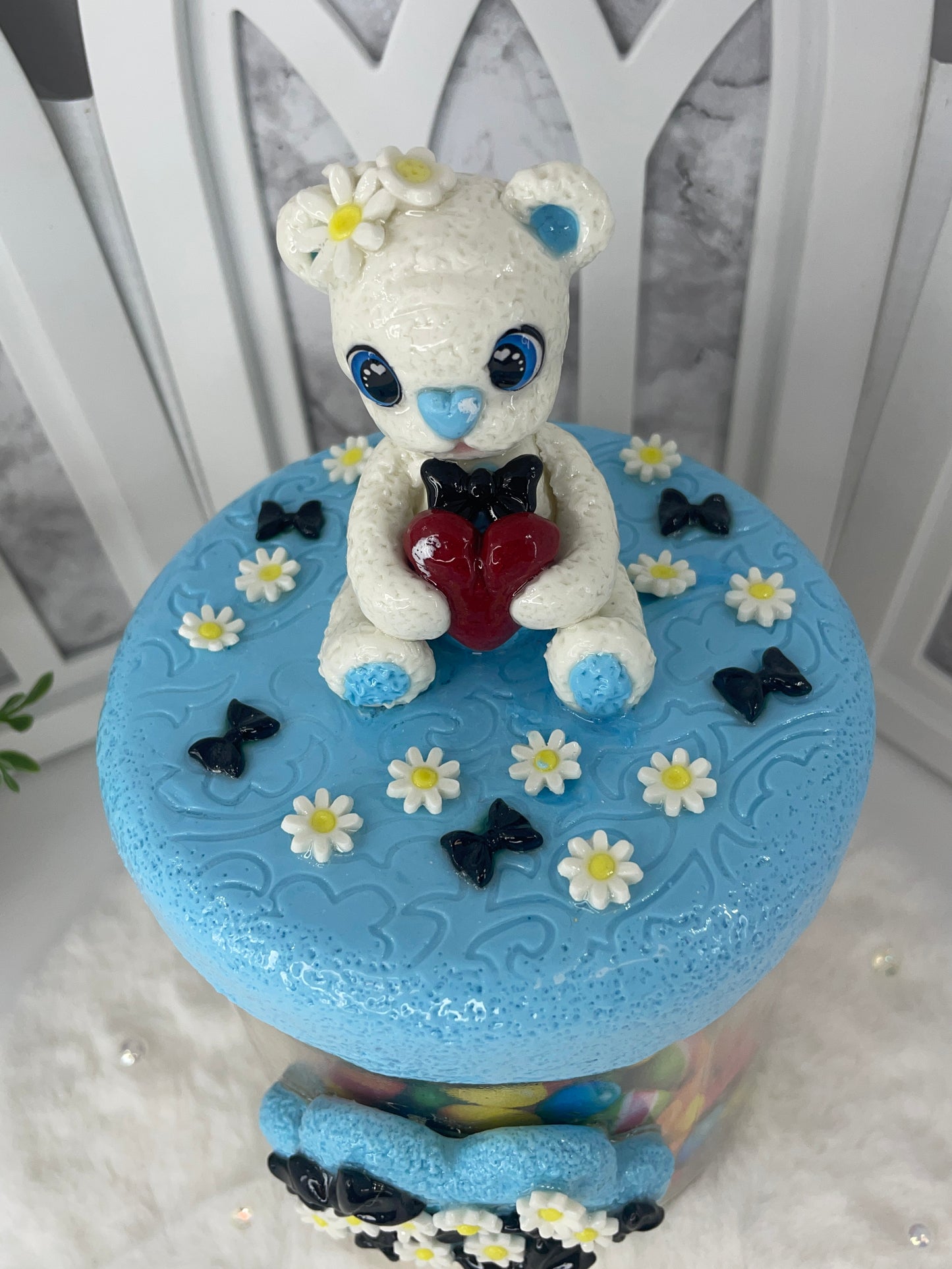 Teddy Bear Storage Jar
