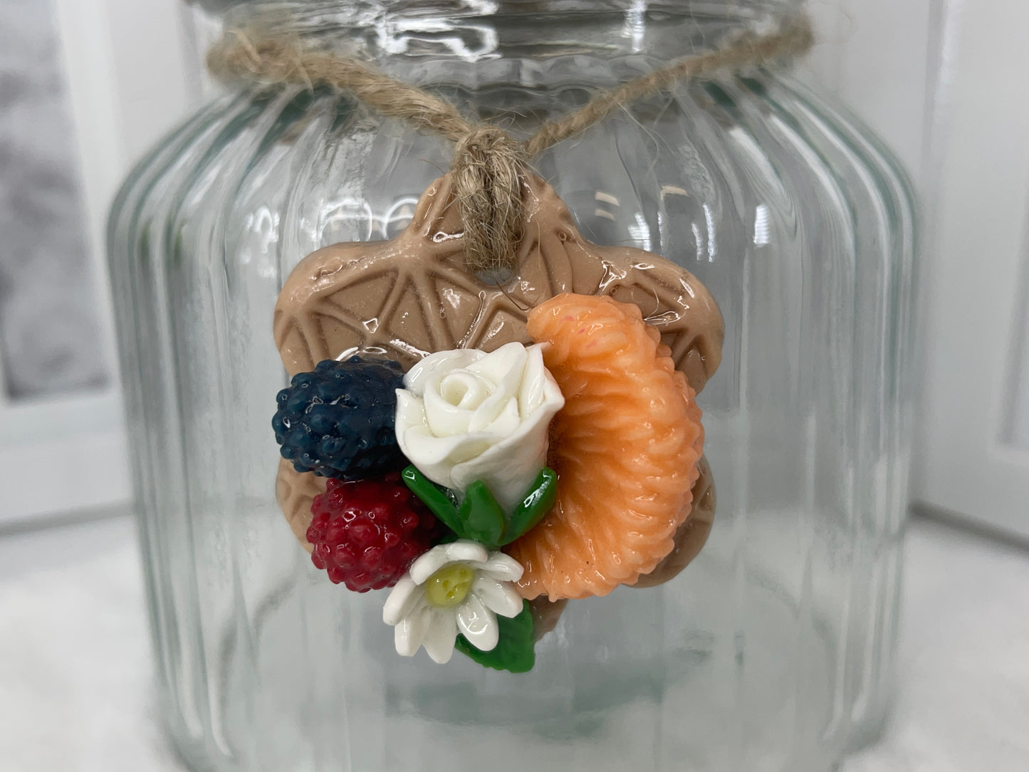 Three Piece Storage Jars with Cold Porcelain Lids