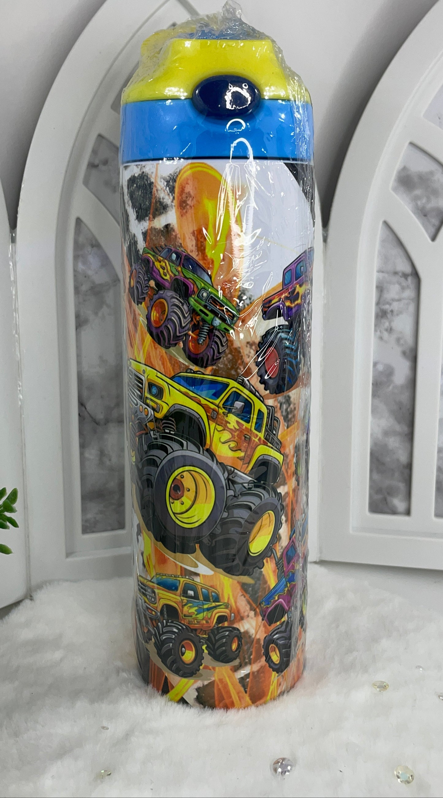 Monster Truck Kids Tumbler