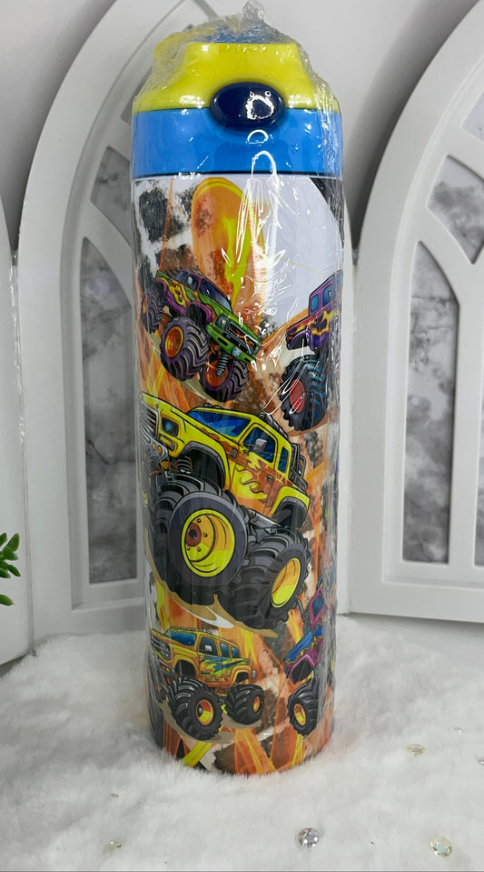 Monster Truck Kids Tumbler