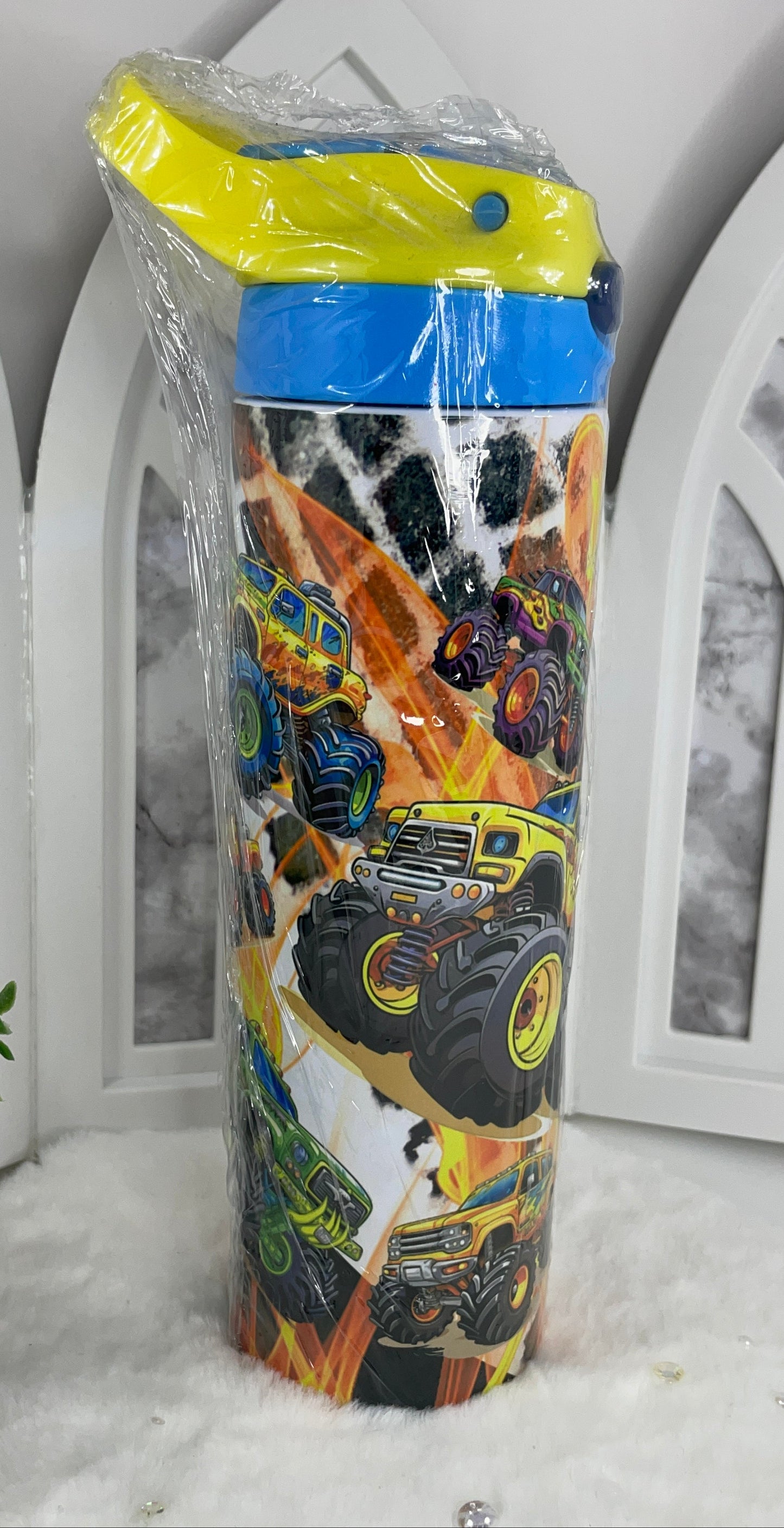 Monster Truck Kids Tumbler