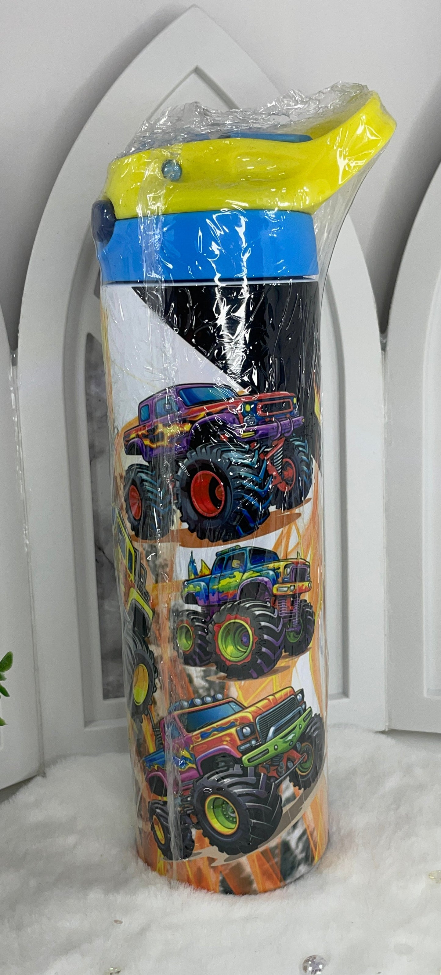 Monster Truck Kids Tumbler