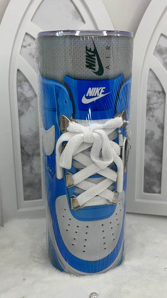 Blue Sneaker Tumbler
