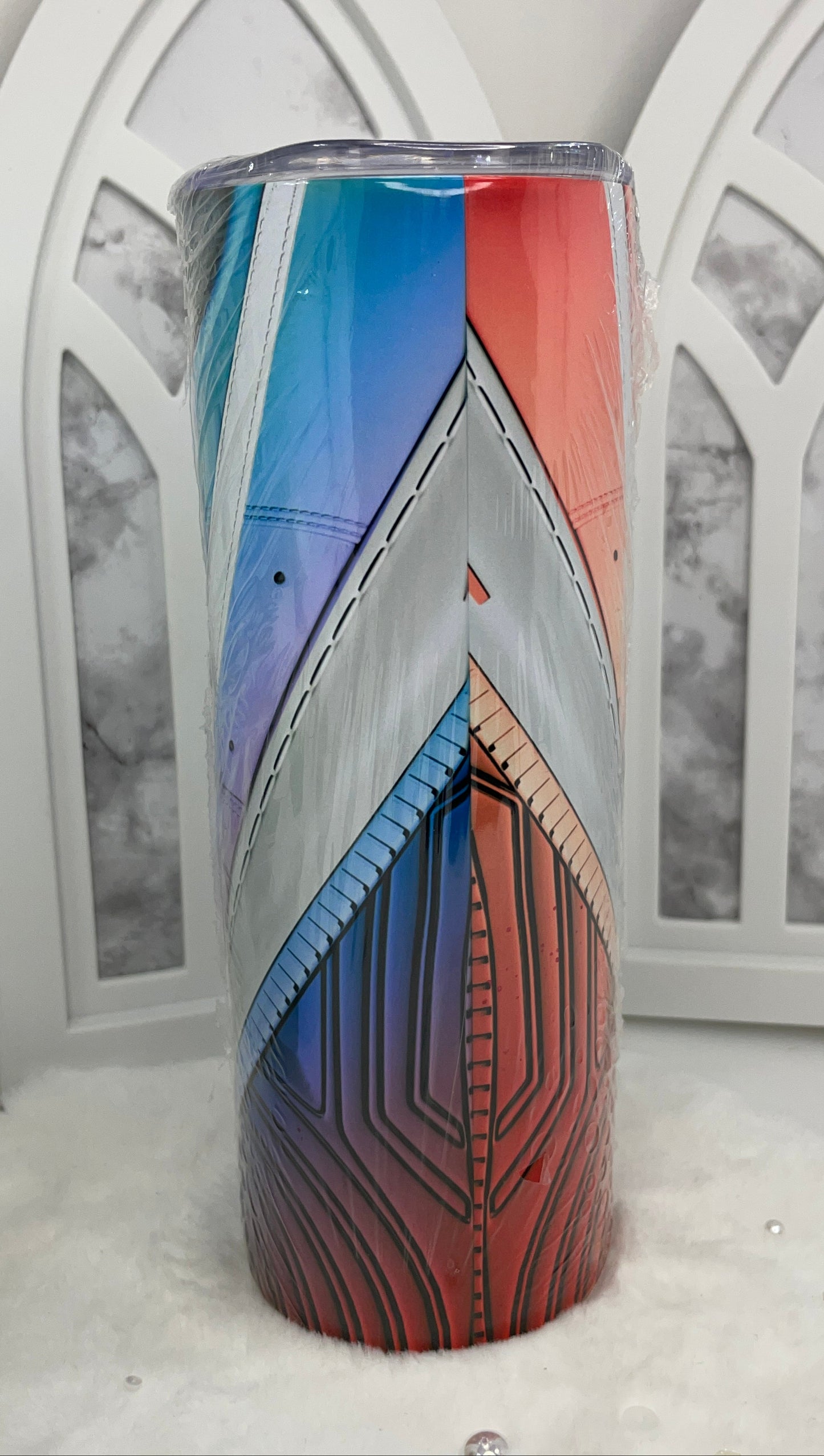Pastel Rainbow Sneaker Tumbler