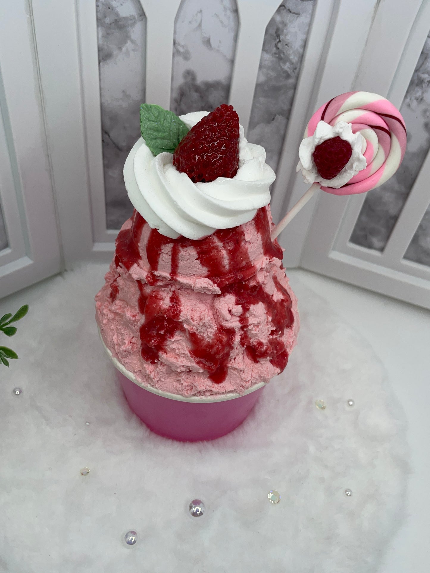 Fake Bake Strawberry Ice-cream