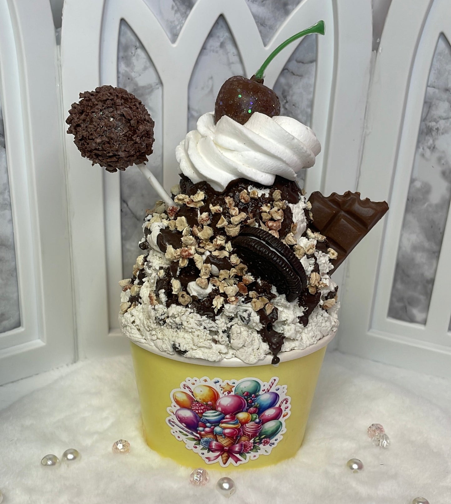 Vanilla Ice-cream Overload Fake Bake