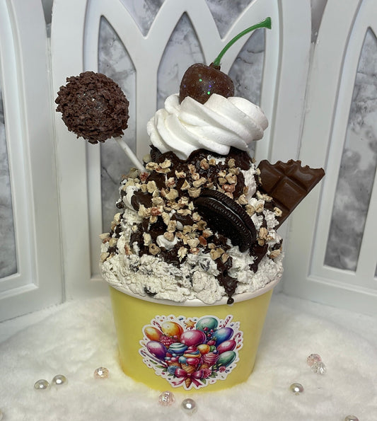 Vanilla Ice-cream Overload Fake Bake