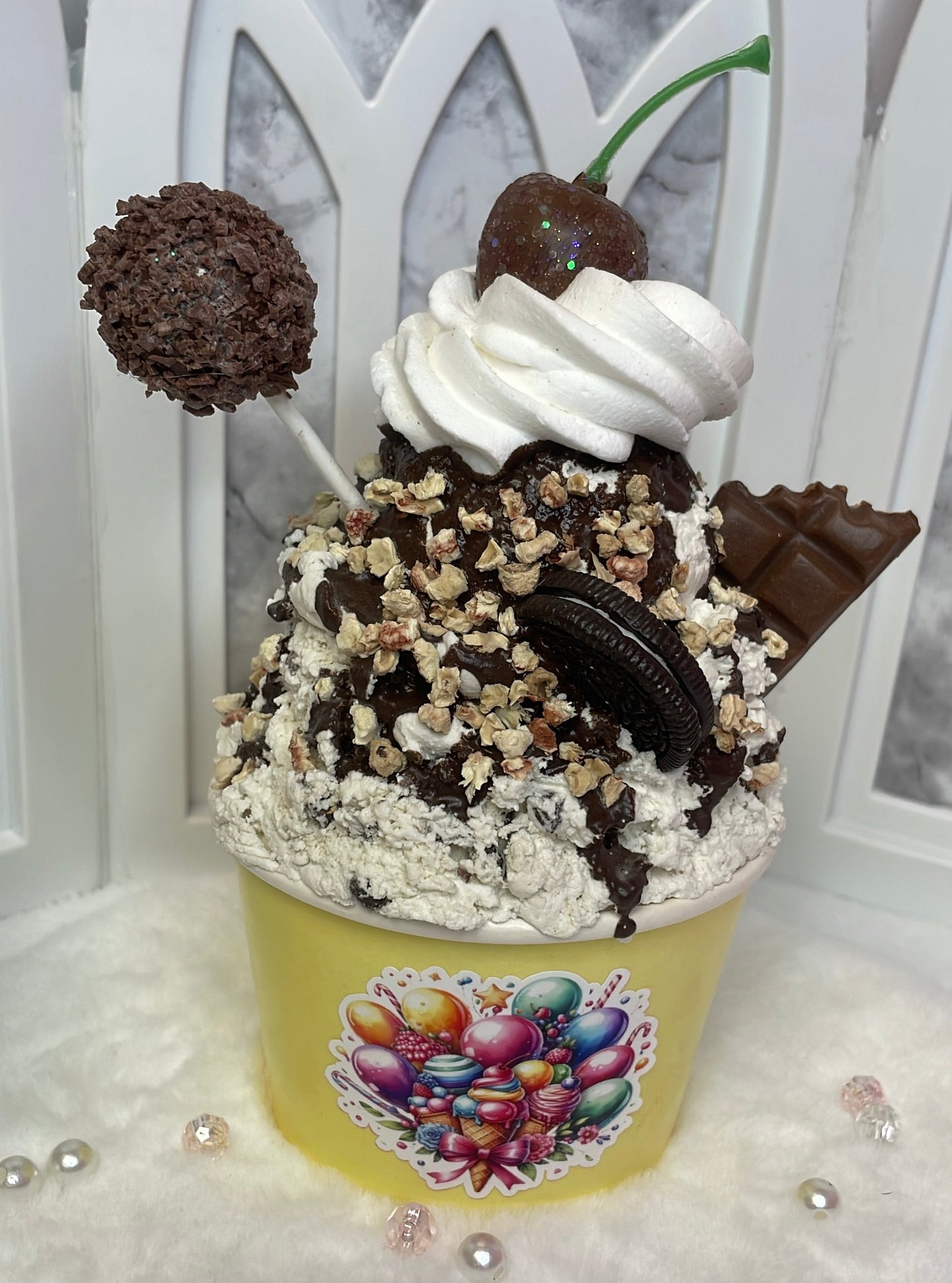 Vanilla Ice-cream Overload Fake Bake