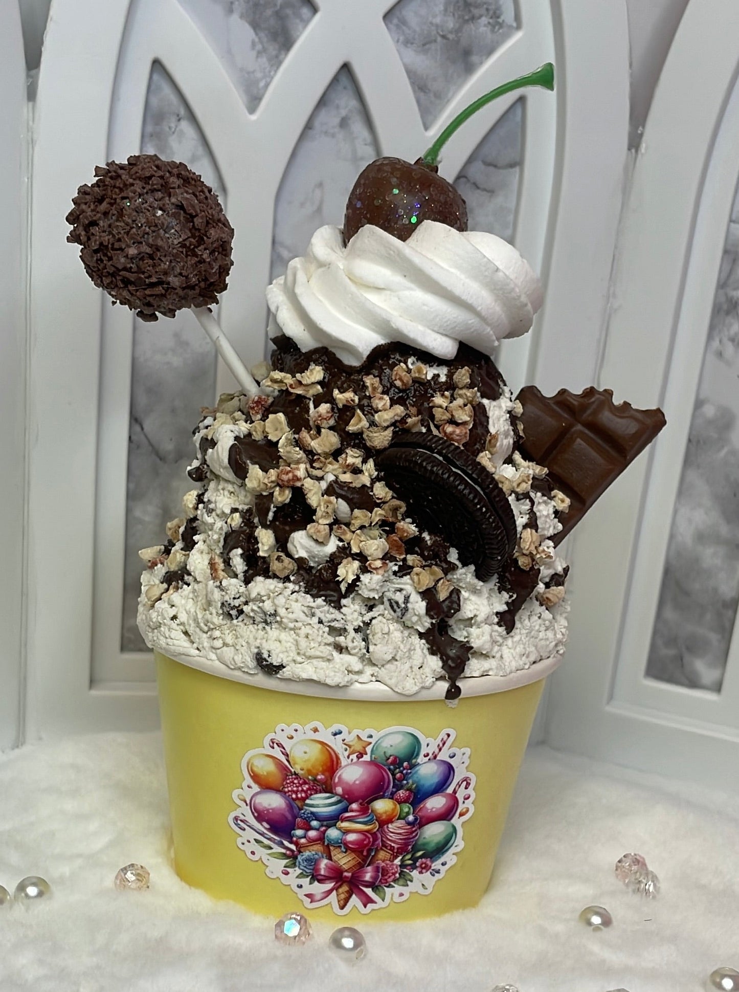Vanilla Ice-cream Overload Fake Bake