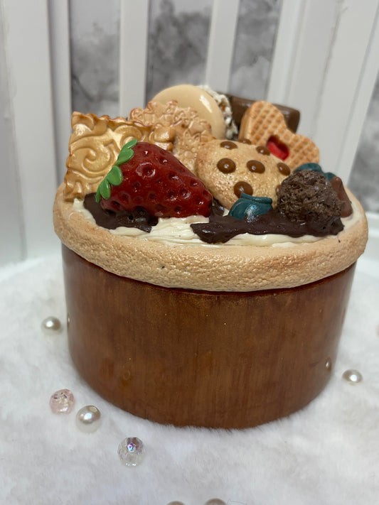 Chocolate Resin Jar