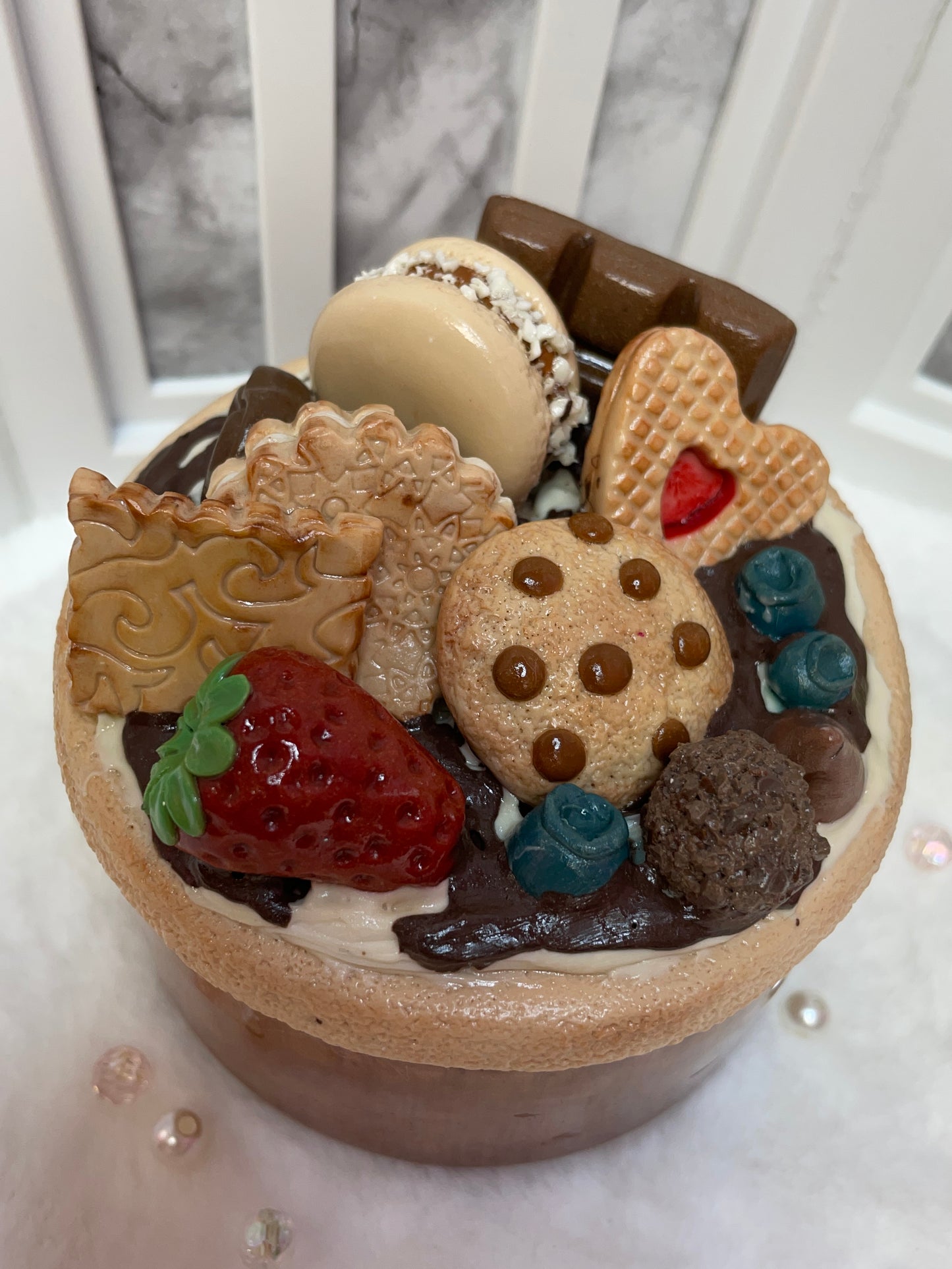 Chocolate Resin Jar