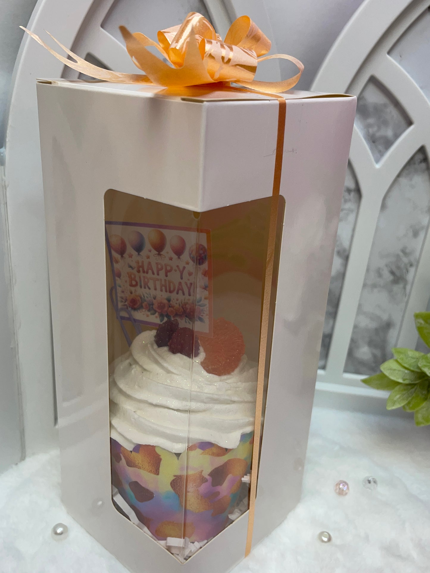Faux Fruity Cupcake