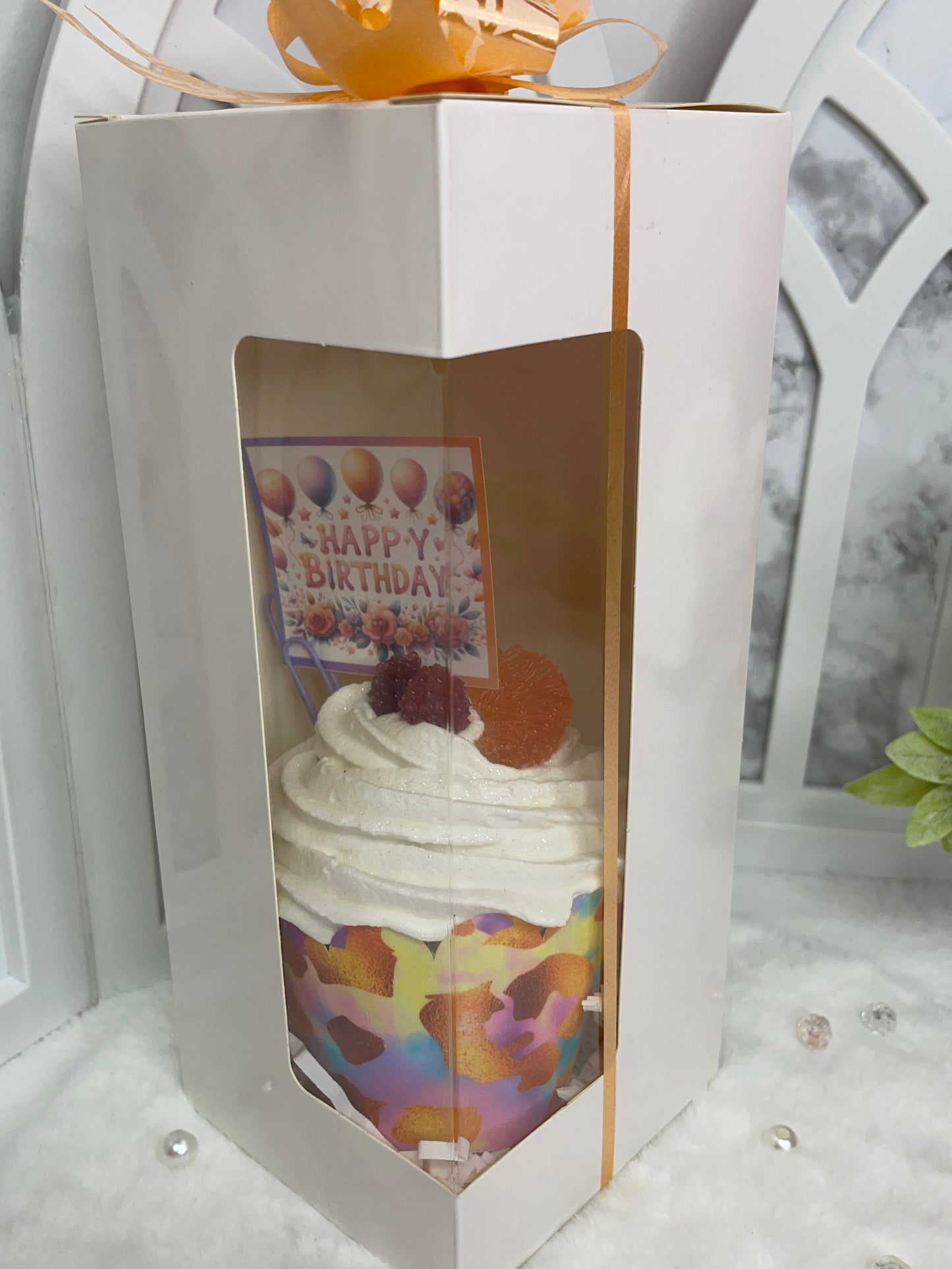 Faux Fruity Cupcake