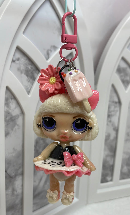 Short Bob LOL Keychain/Bagcharm