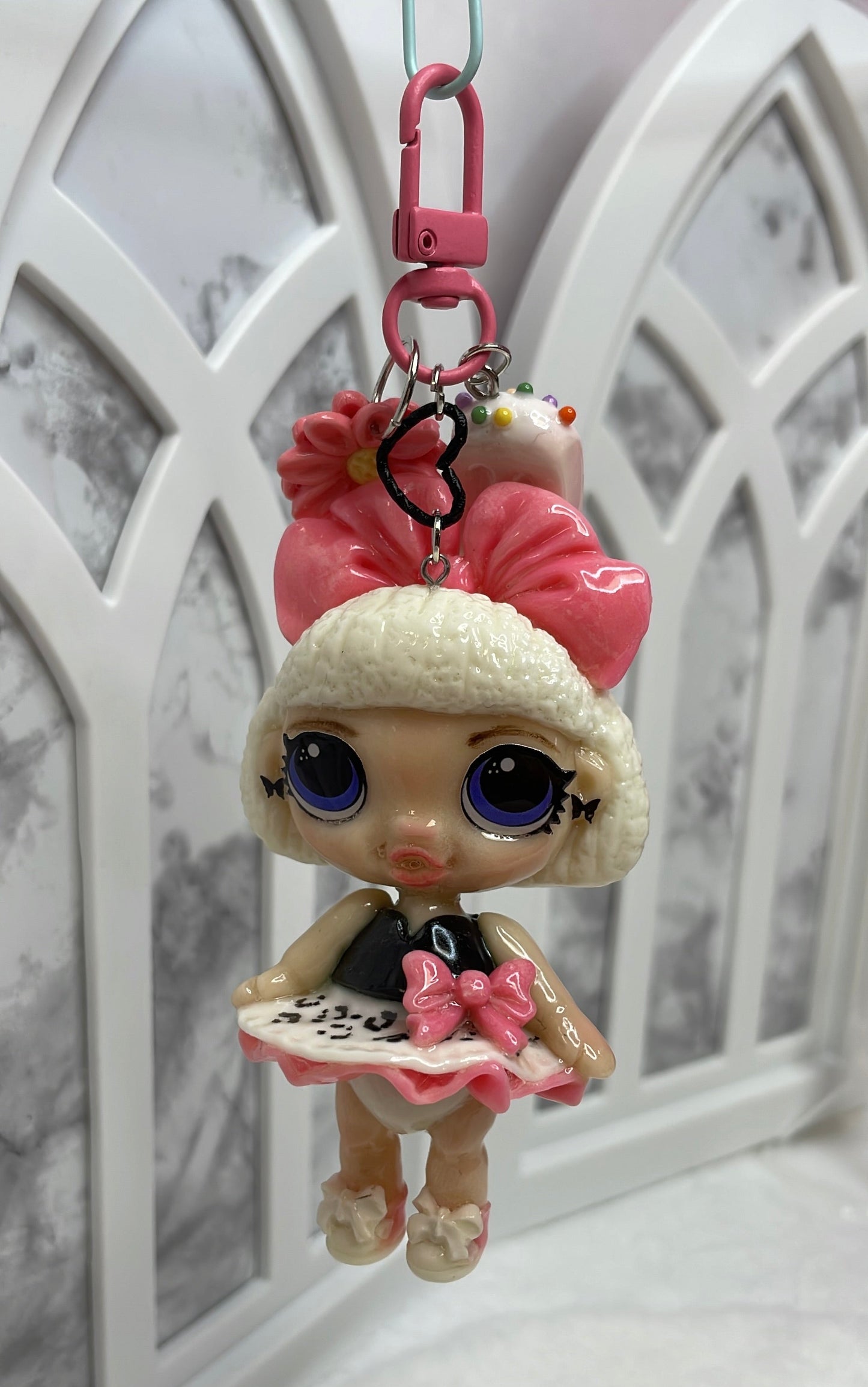 Short Bob LOL Keychain/Bagcharm