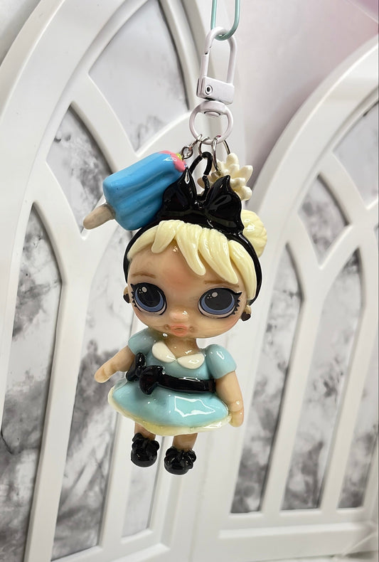 Pale Blue LOL Keychain/Bagcharm
