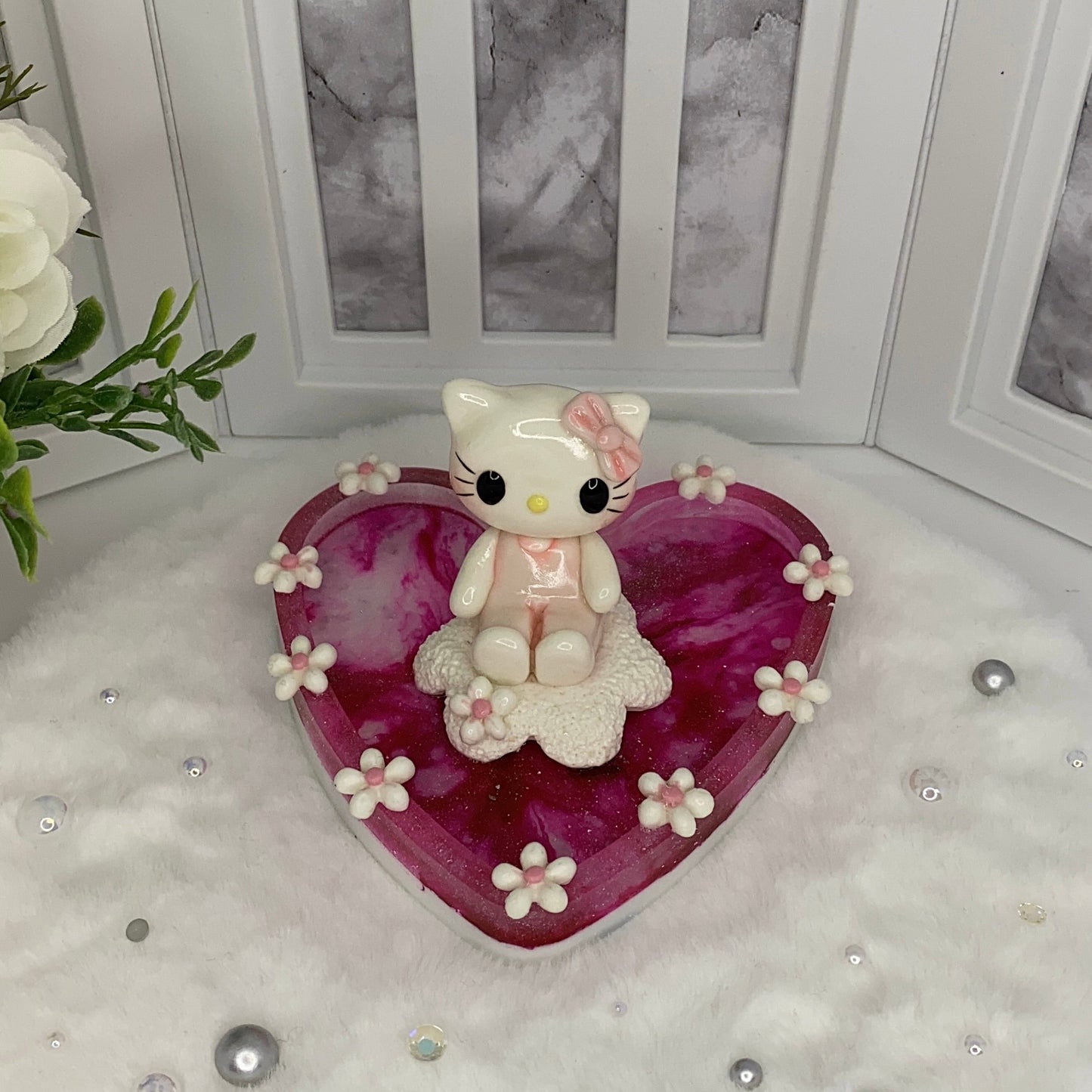 Heart Shaped Hello Kitty Trinket Dish