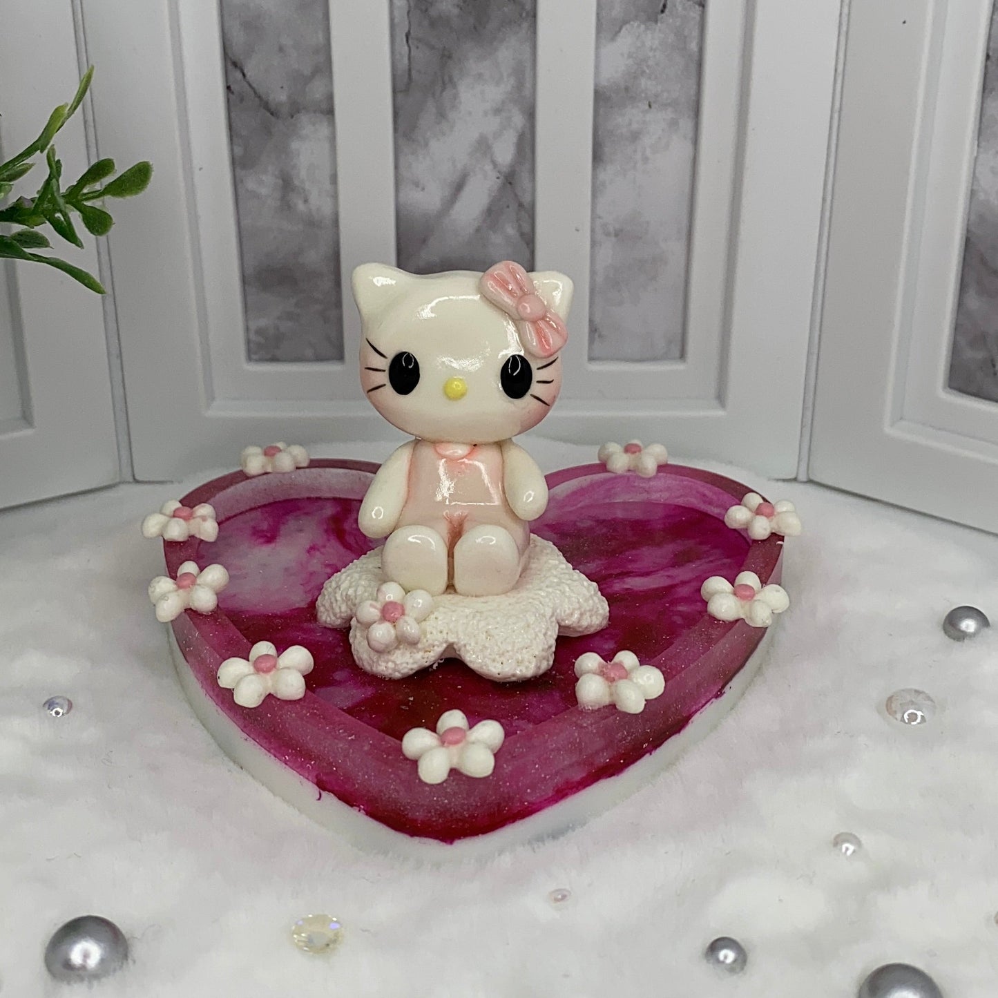 Heart Shaped Hello Kitty Trinket Dish