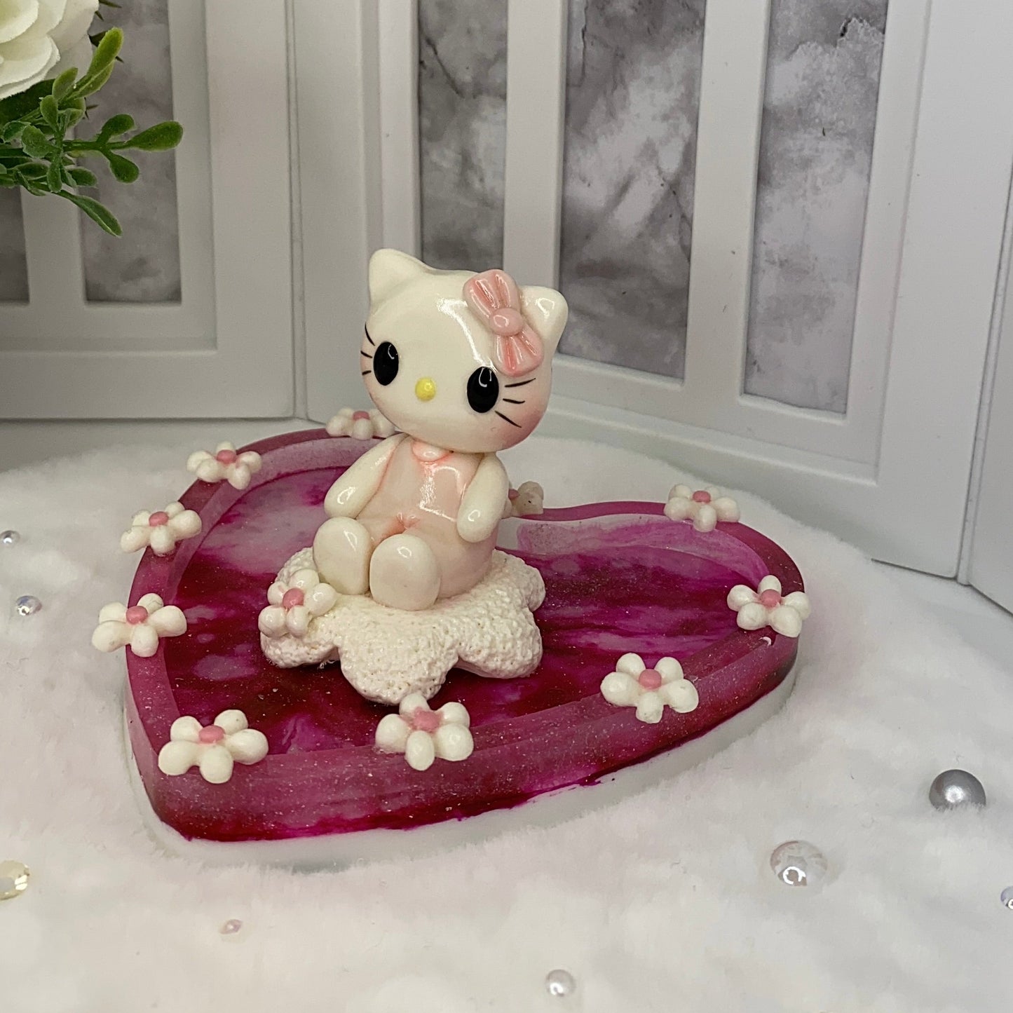 Heart Shaped Hello Kitty Trinket Dish