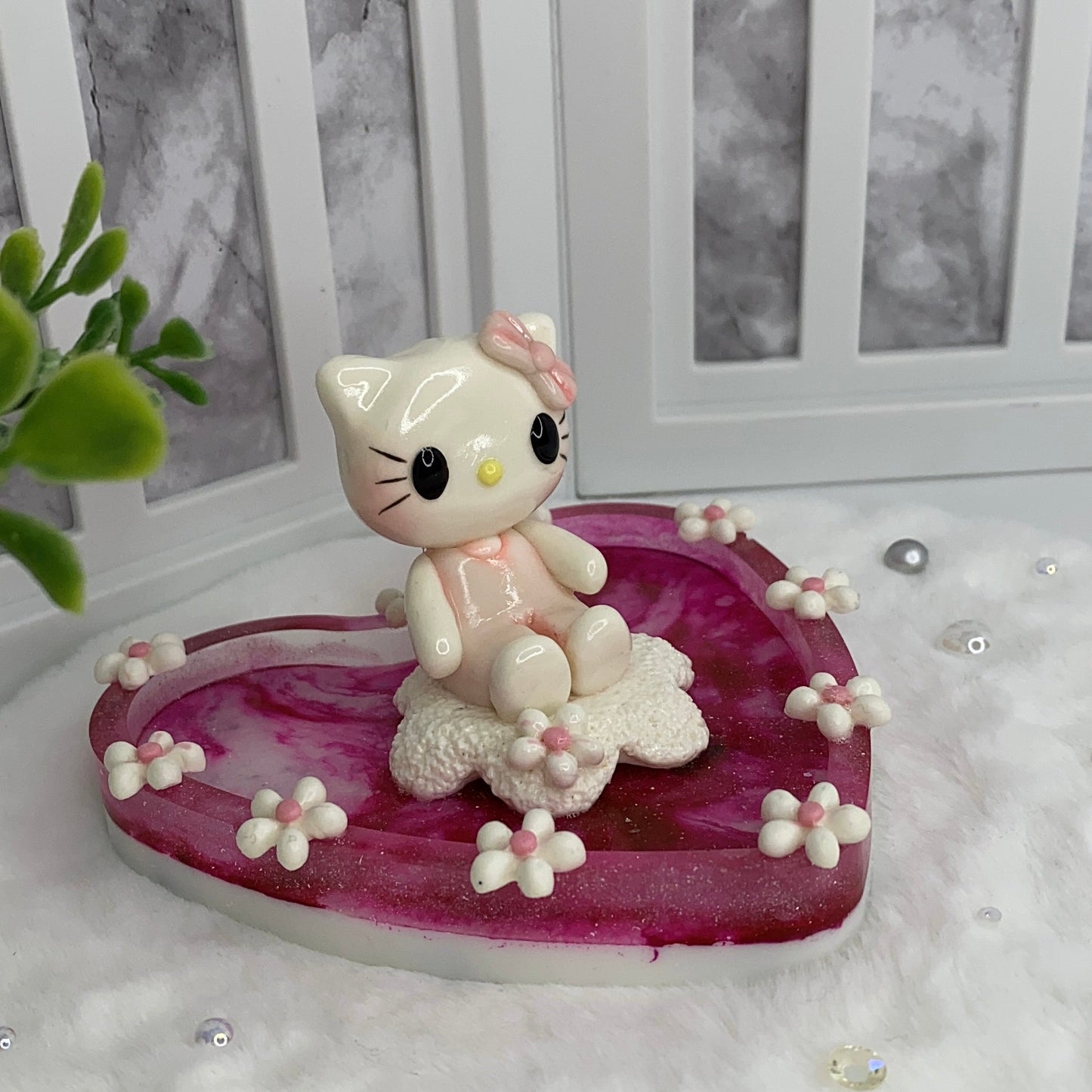 Heart Shaped Hello Kitty Trinket Dish