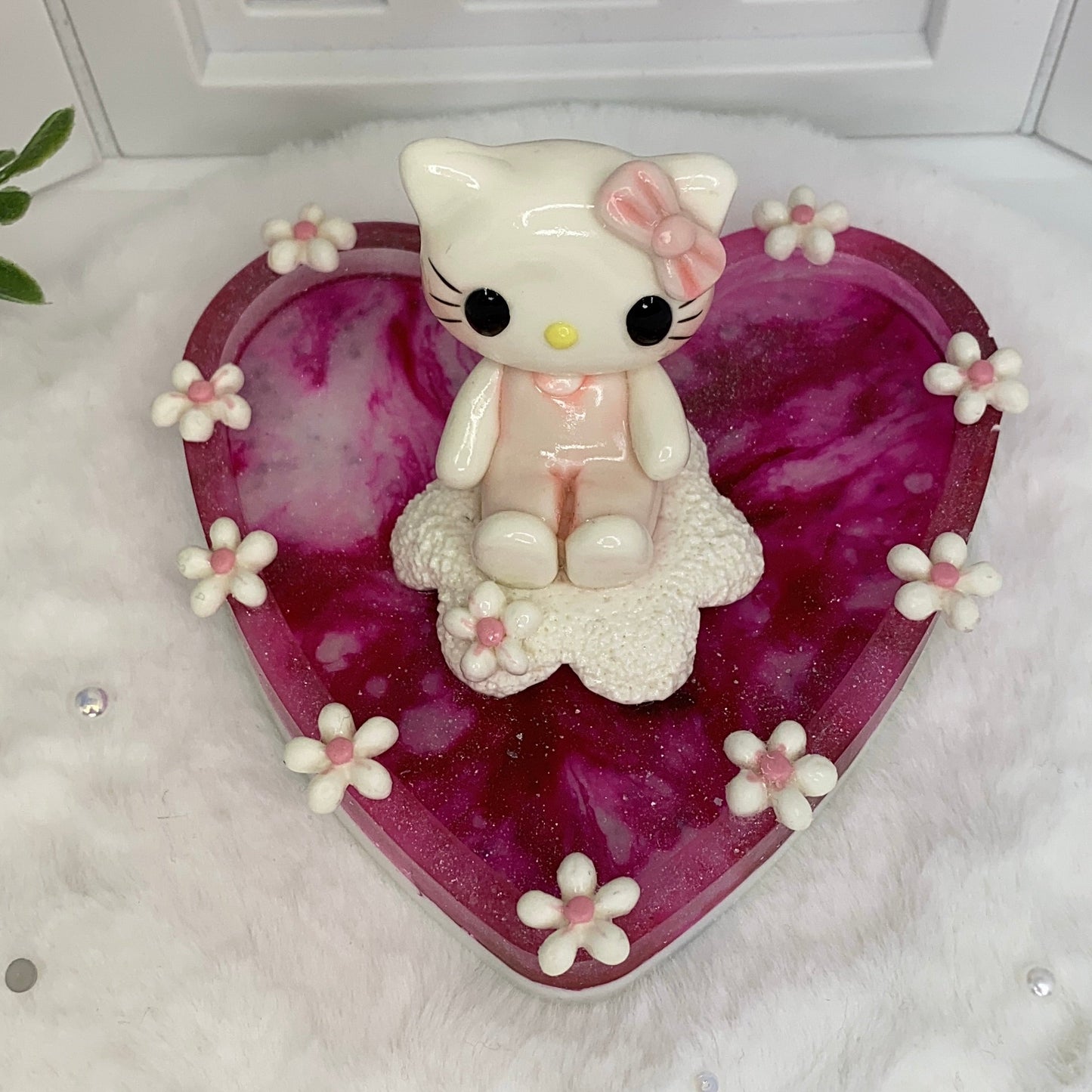 Heart Shaped Hello Kitty Trinket Dish