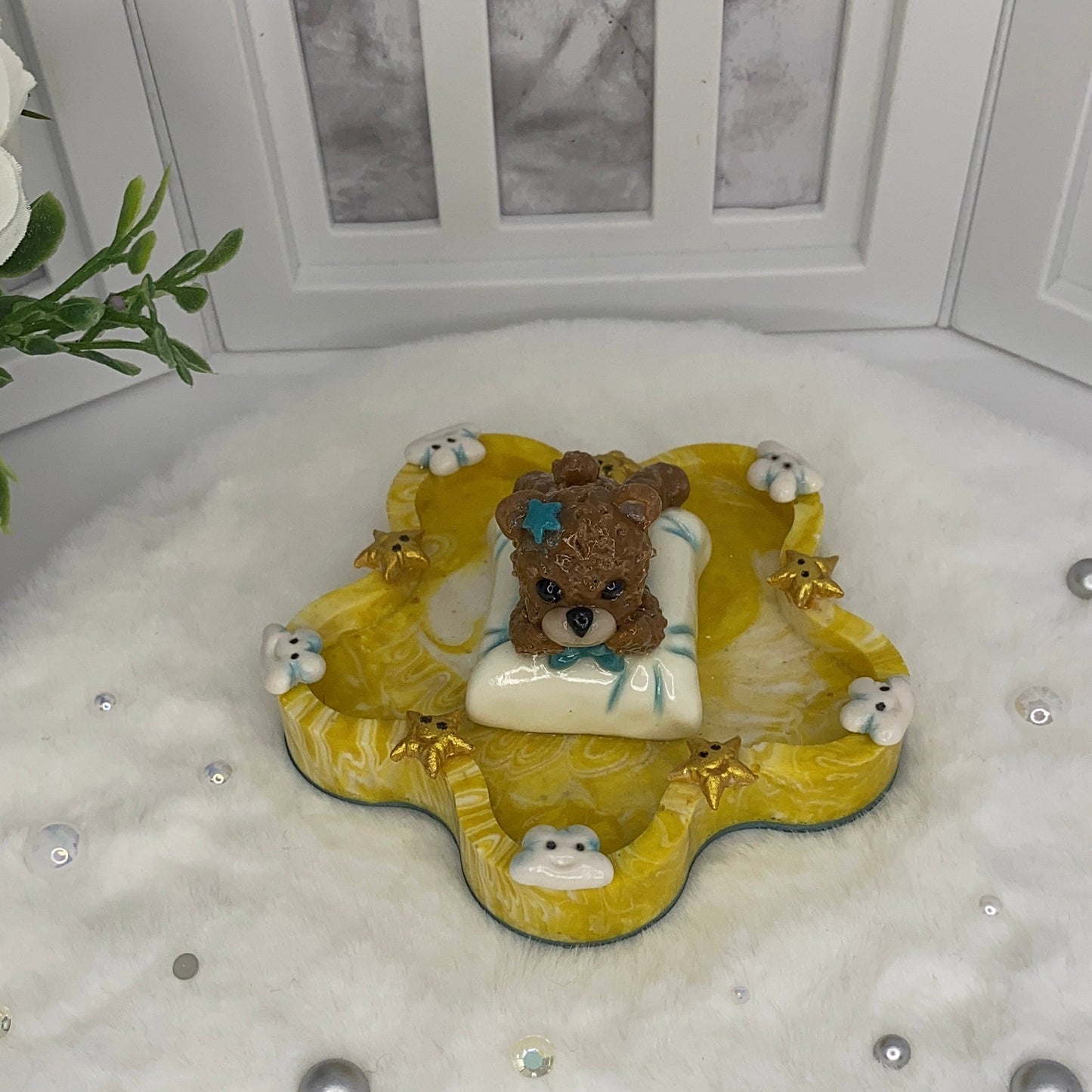 Bed Time Teddy Trinket Dish