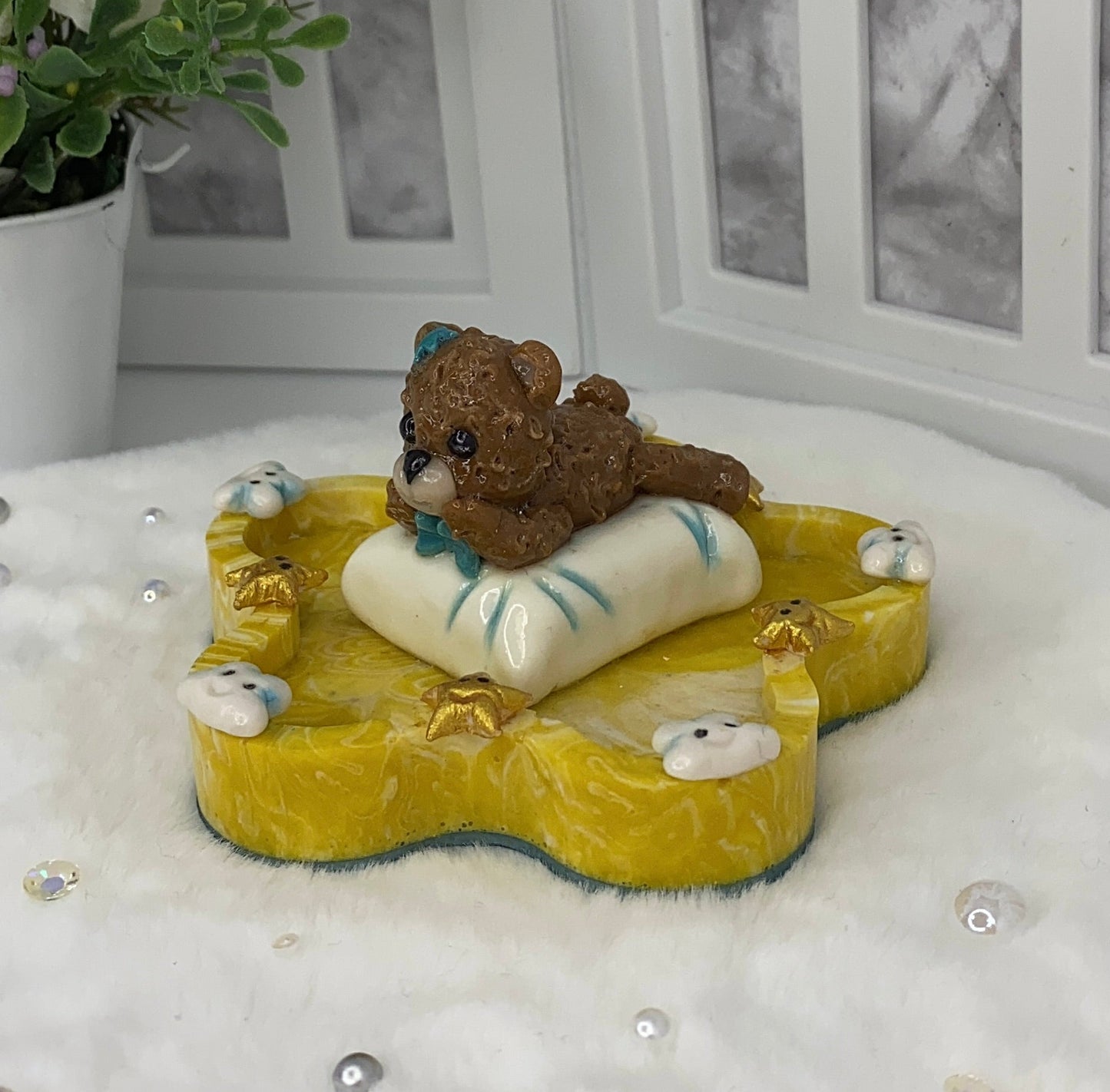 Bed Time Teddy Trinket Dish