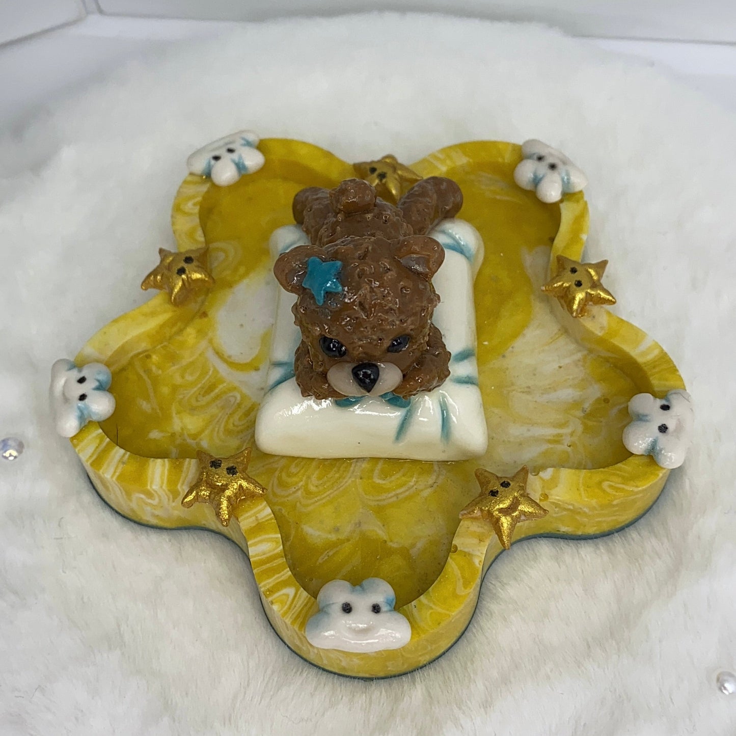 Bed Time Teddy Trinket Dish