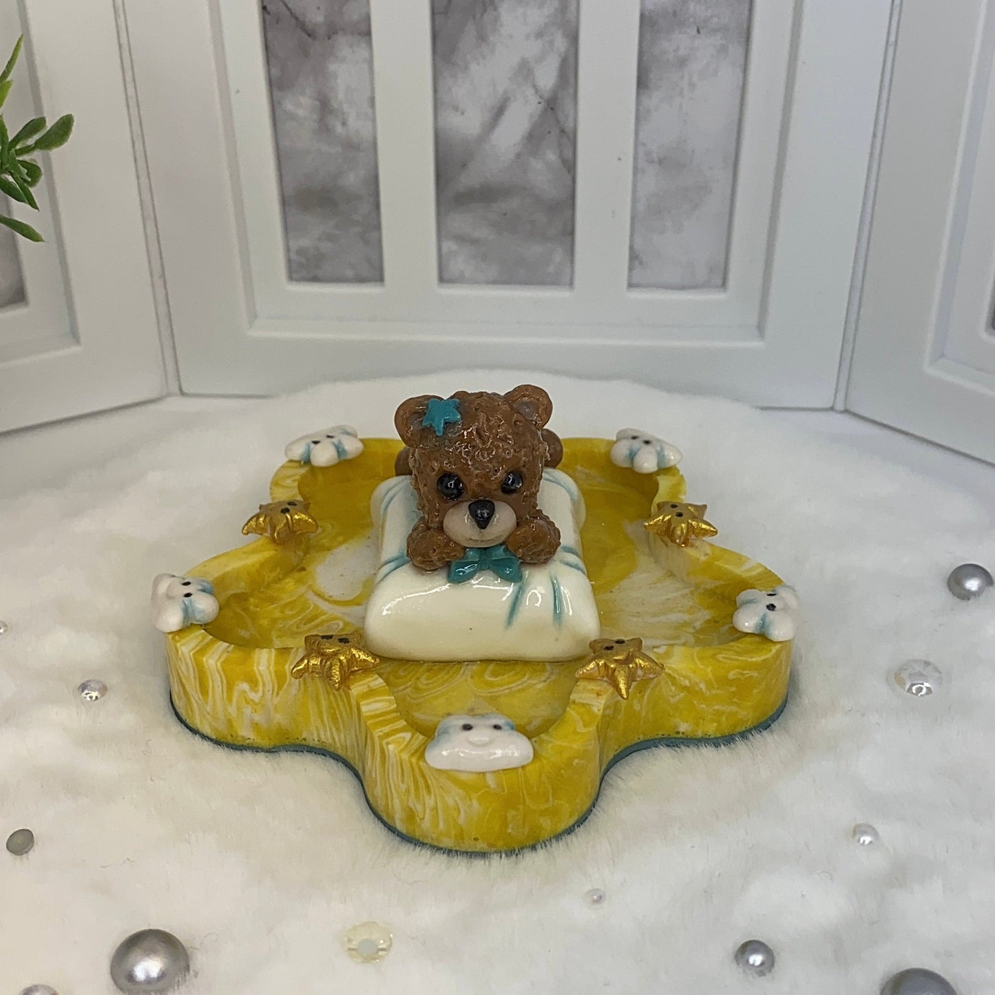 Bed Time Teddy Trinket Dish