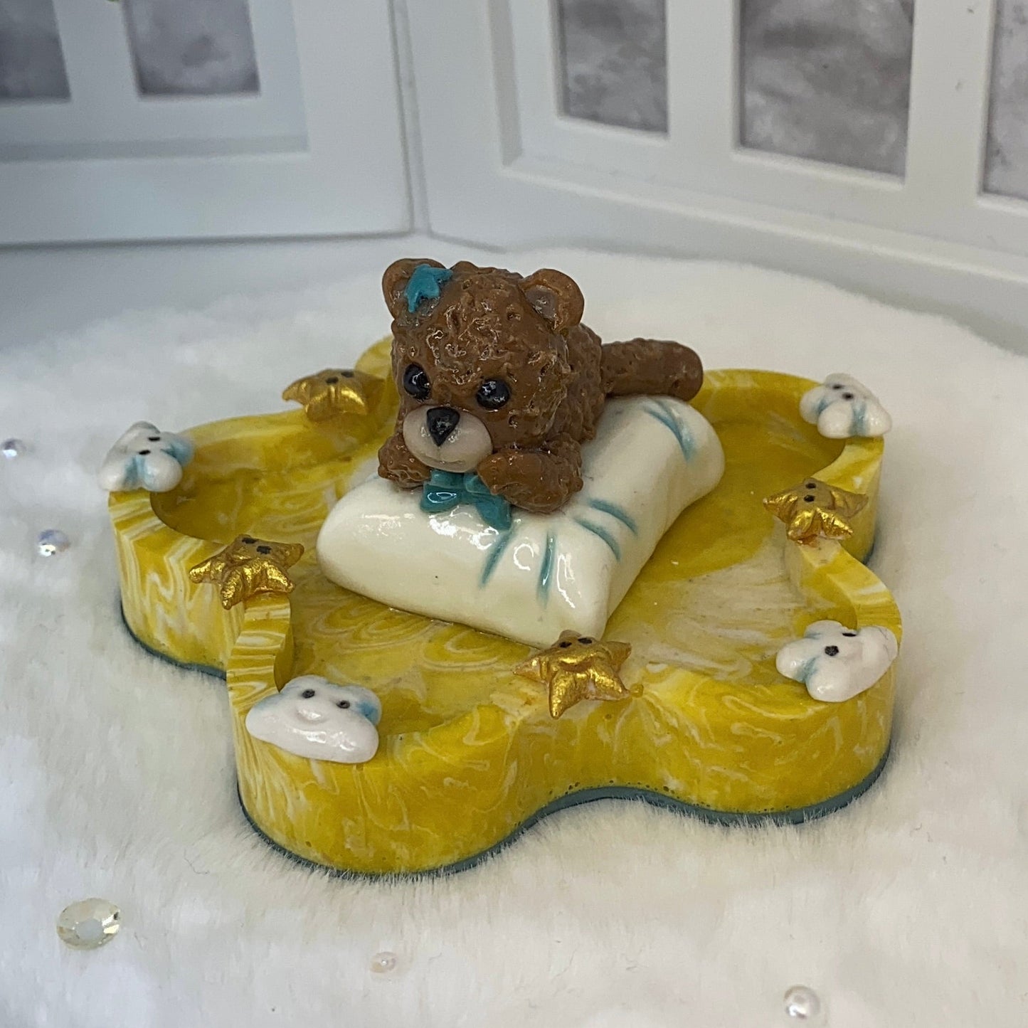 Bed Time Teddy Trinket Dish