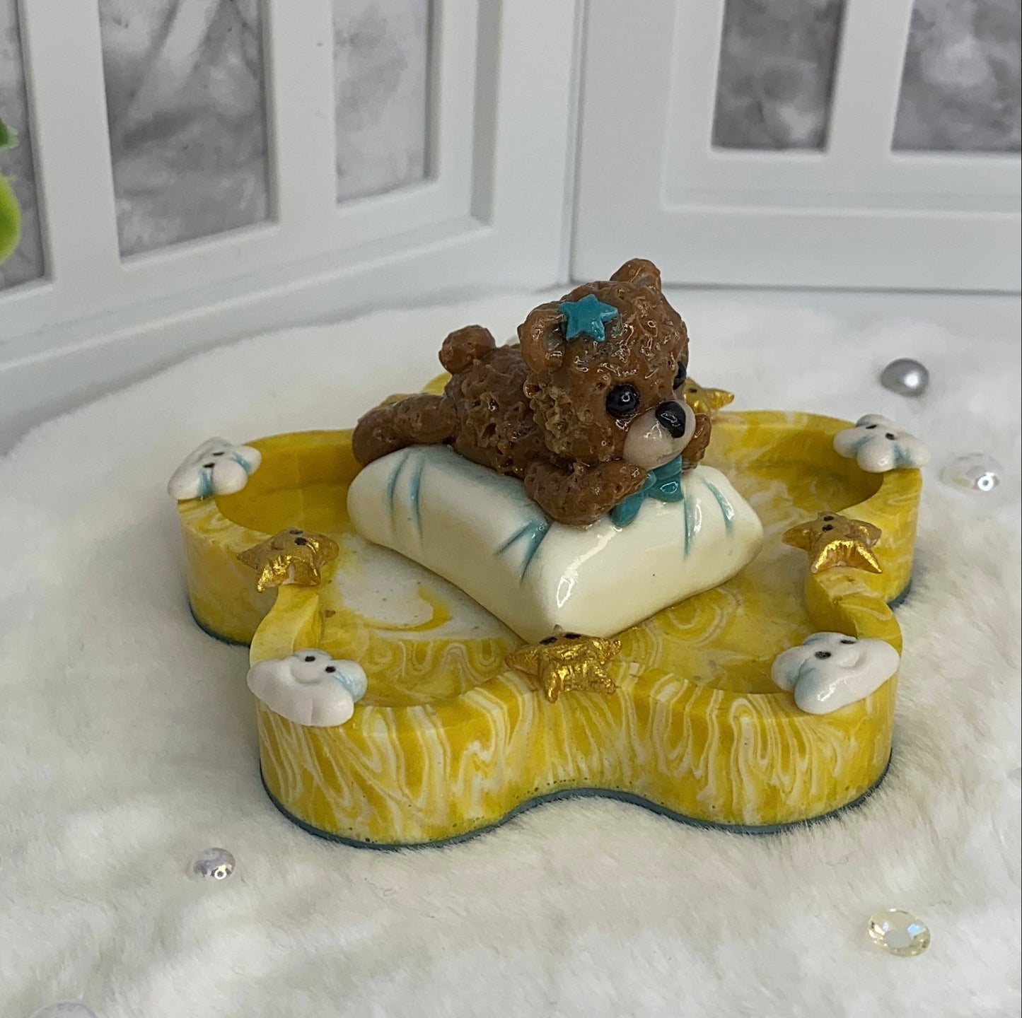 Bed Time Teddy Trinket Dish