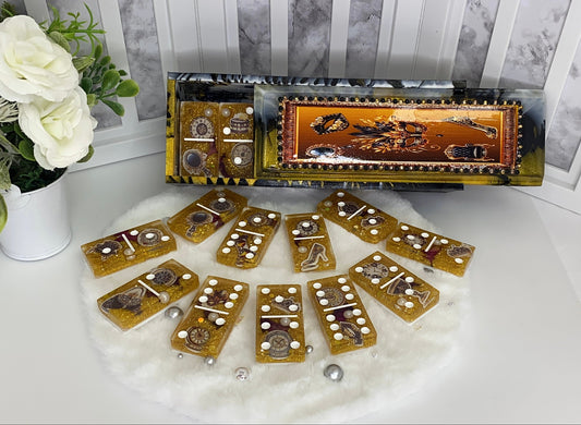 Great Gatsby Themed Dominoes Set with Box
