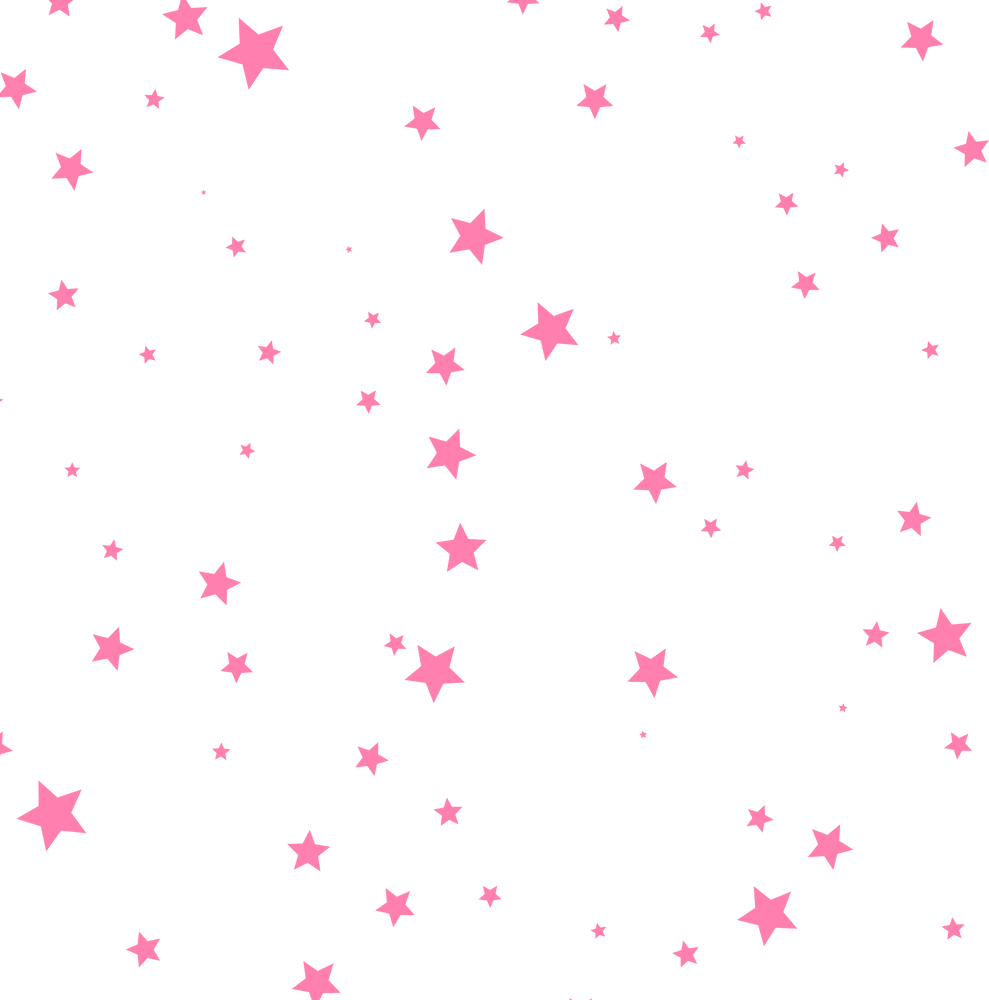 Pink stars. Baby cute pattern.