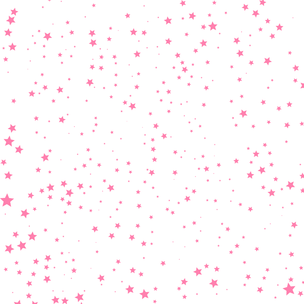 Pink stars. Baby cute pattern.